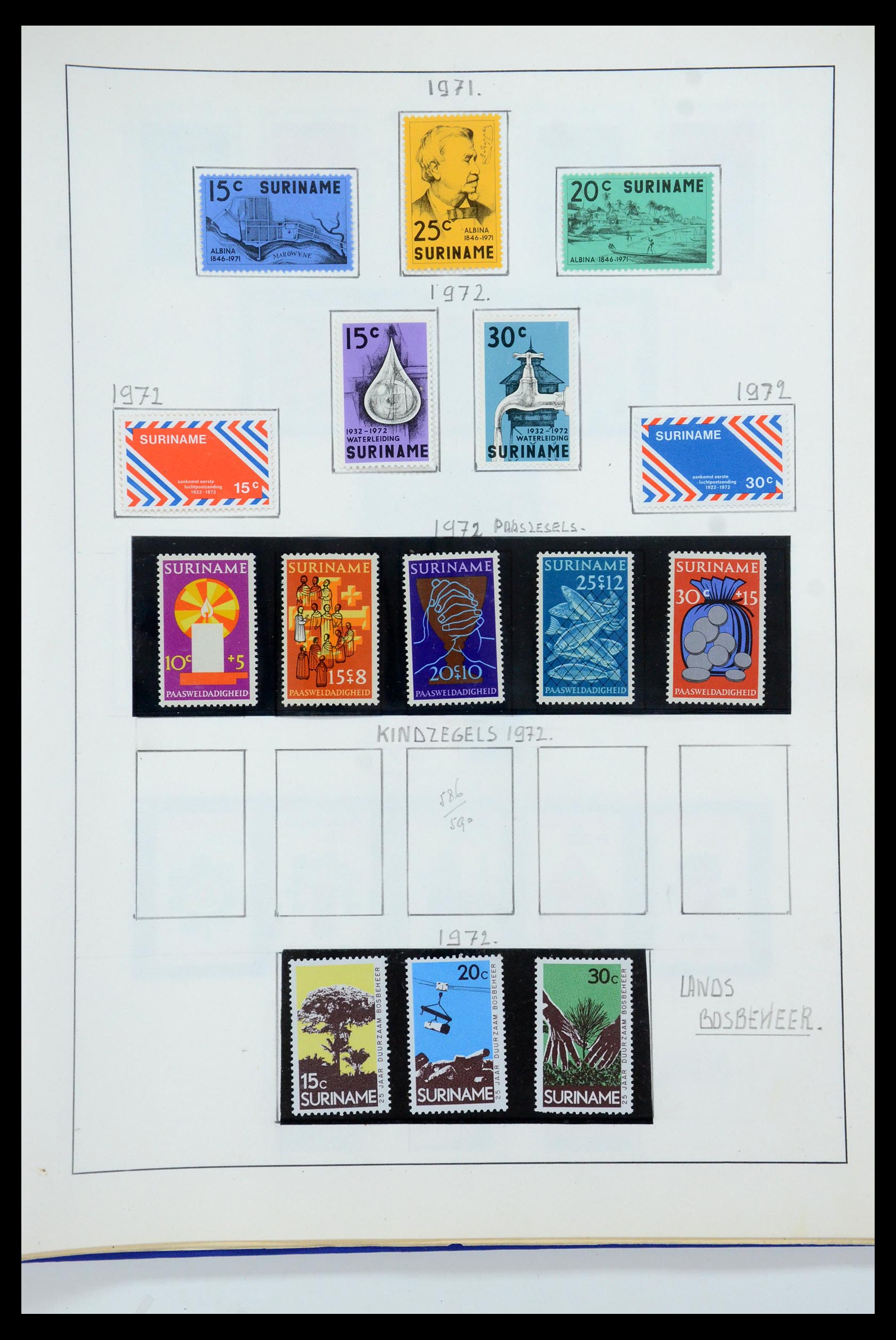 35535 143 - Postzegelverzameling 35535 Nederland en overzeese gebiedsdelen 1852-1