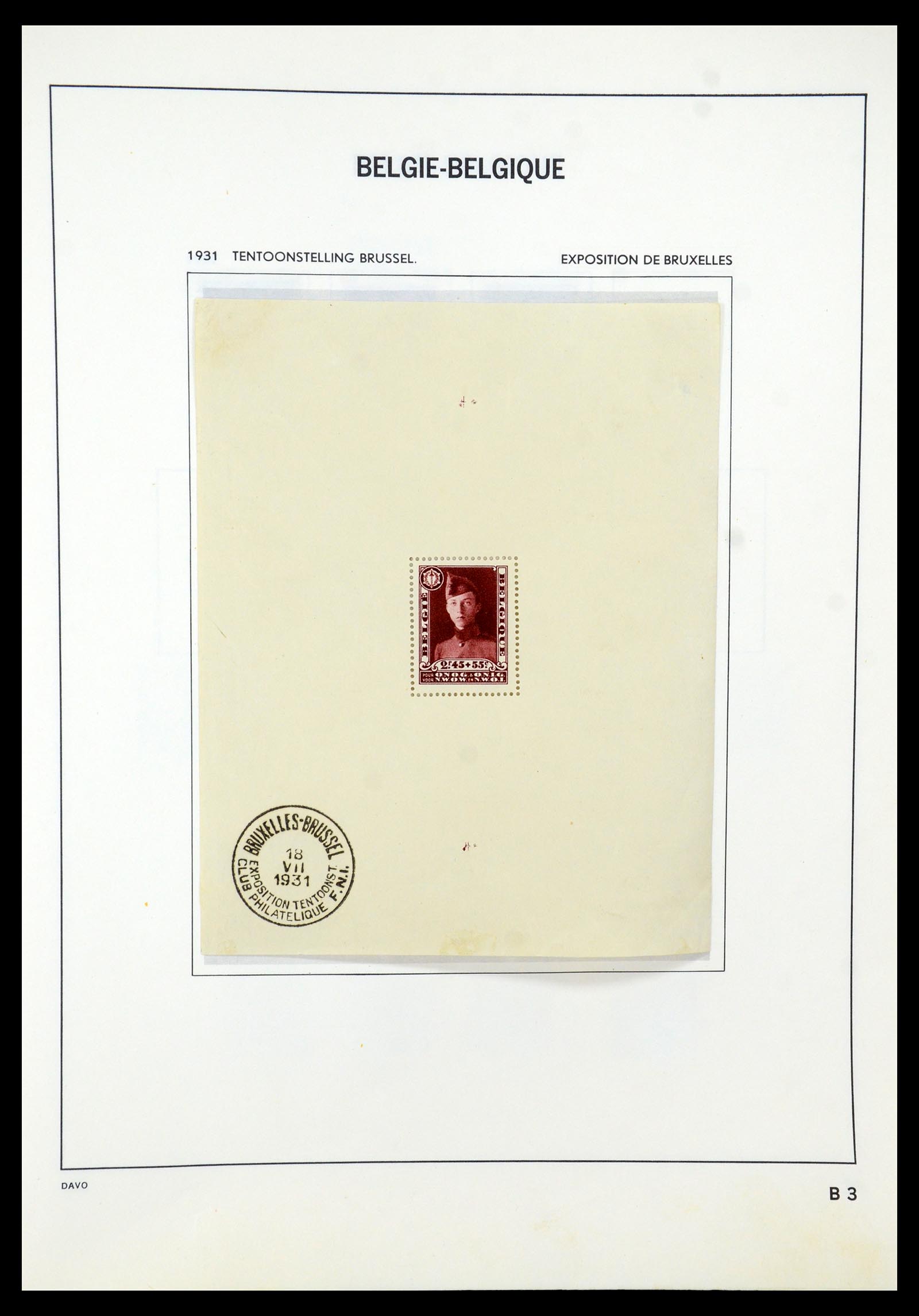 35536 022 - Stamp Collection 35536 Belgium 1849-1970.
