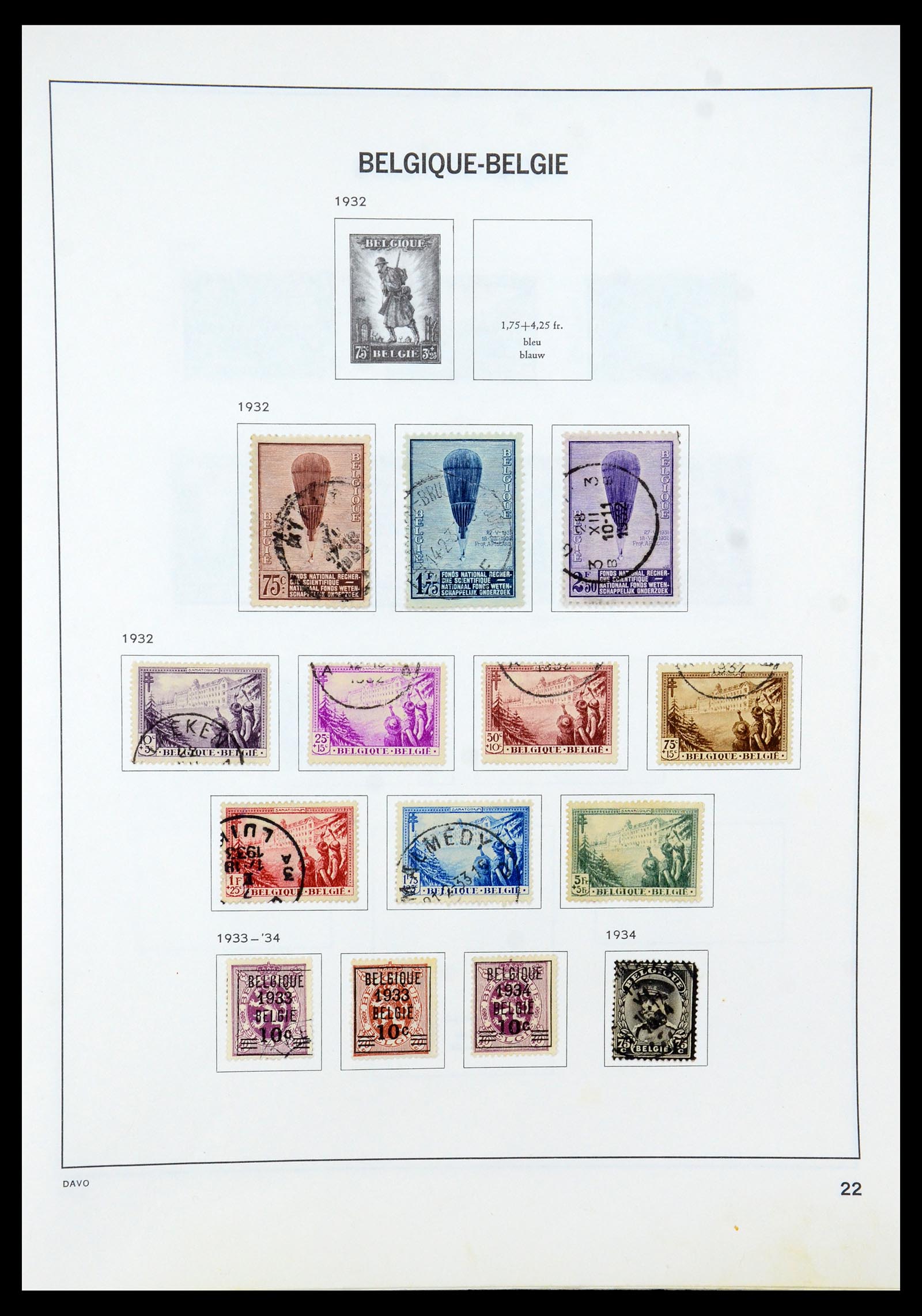 35536 024 - Stamp Collection 35536 Belgium 1849-1970.