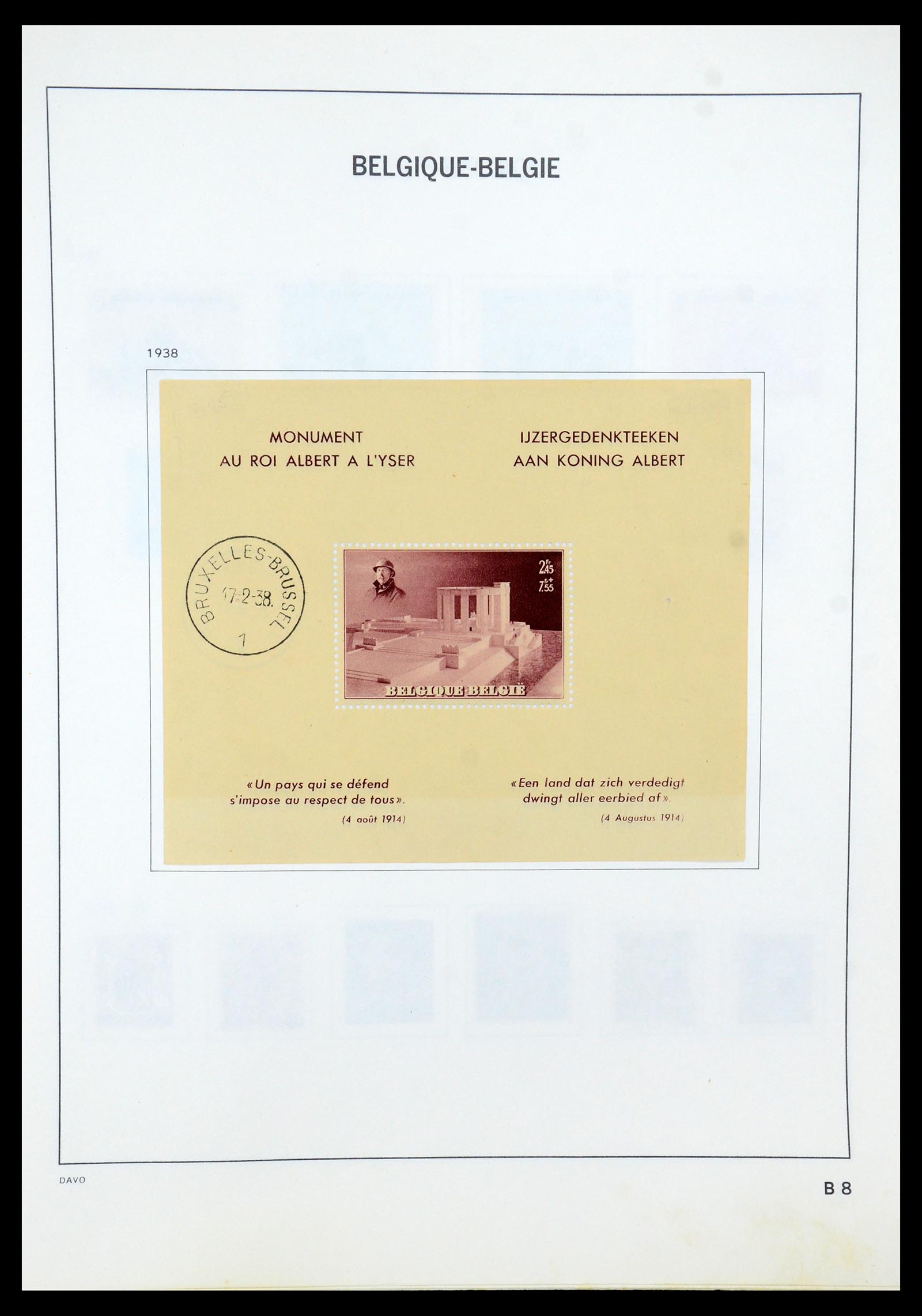 35536 036 - Stamp Collection 35536 Belgium 1849-1970.