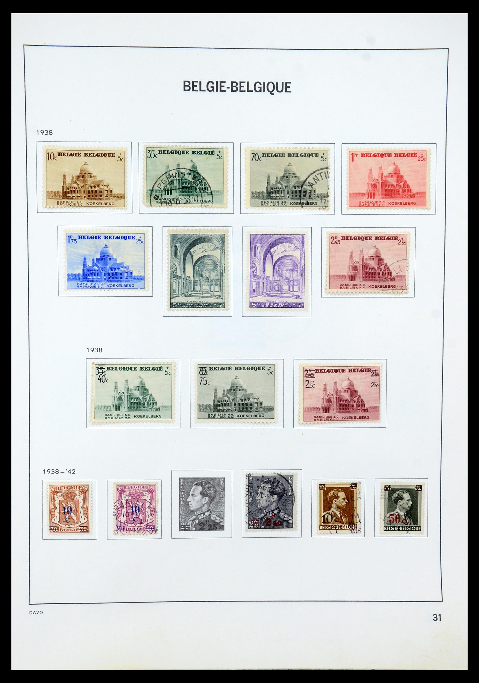 35536 037 - Stamp Collection 35536 Belgium 1849-1970.
