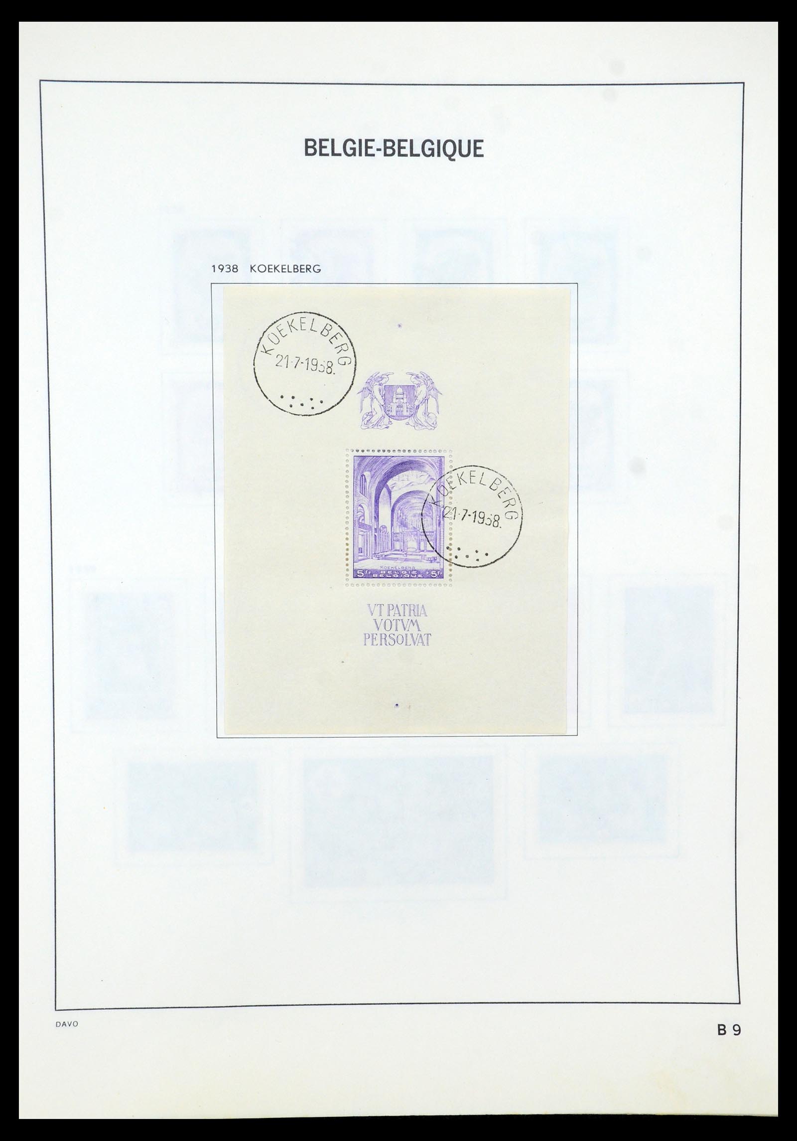 35536 038 - Stamp Collection 35536 Belgium 1849-1970.
