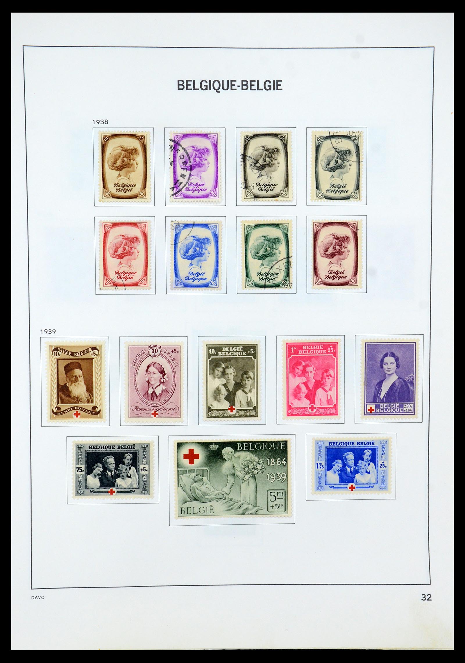 35536 039 - Stamp Collection 35536 Belgium 1849-1970.