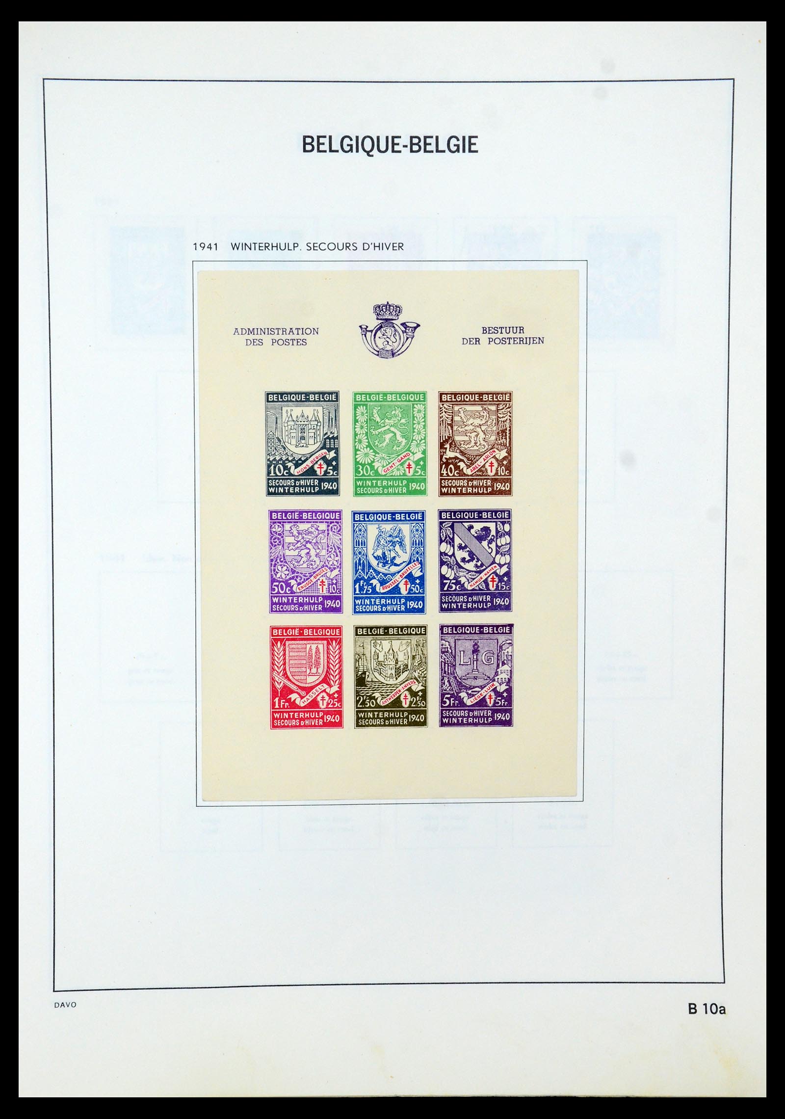 35536 044 - Stamp Collection 35536 Belgium 1849-1970.