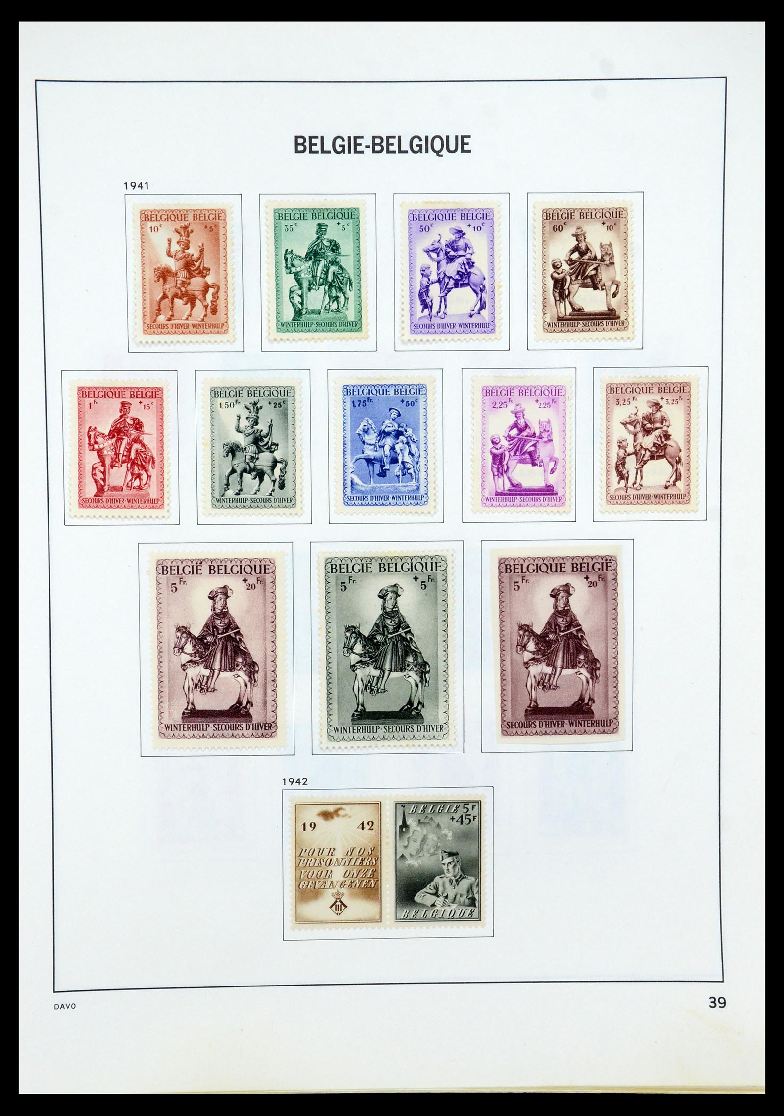35536 054 - Stamp Collection 35536 Belgium 1849-1970.