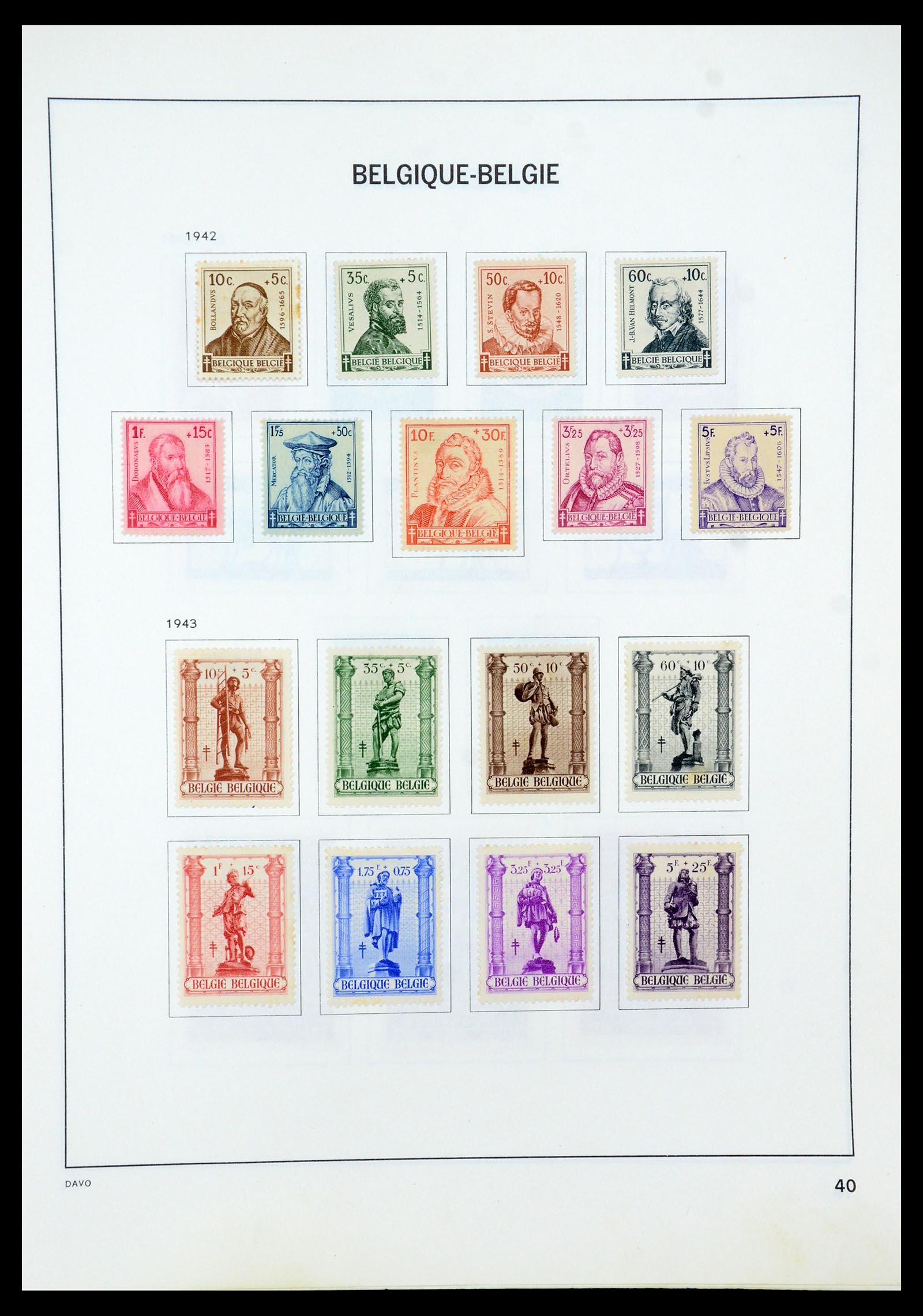 35536 055 - Stamp Collection 35536 Belgium 1849-1970.
