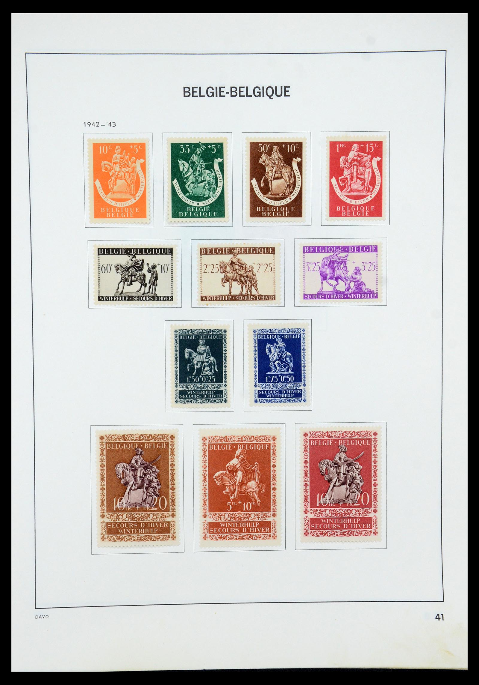 35536 056 - Stamp Collection 35536 Belgium 1849-1970.