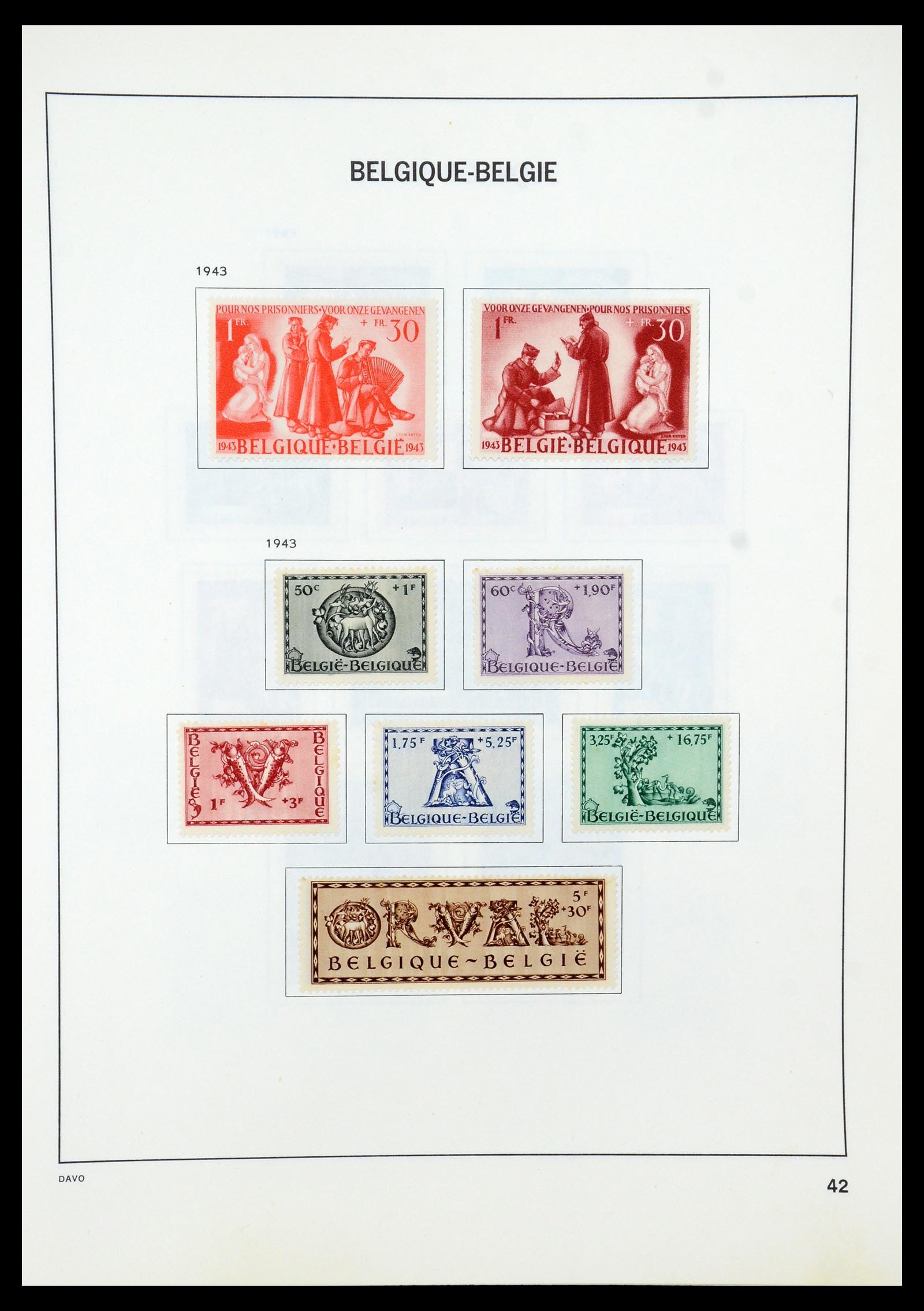 35536 059 - Stamp Collection 35536 Belgium 1849-1970.