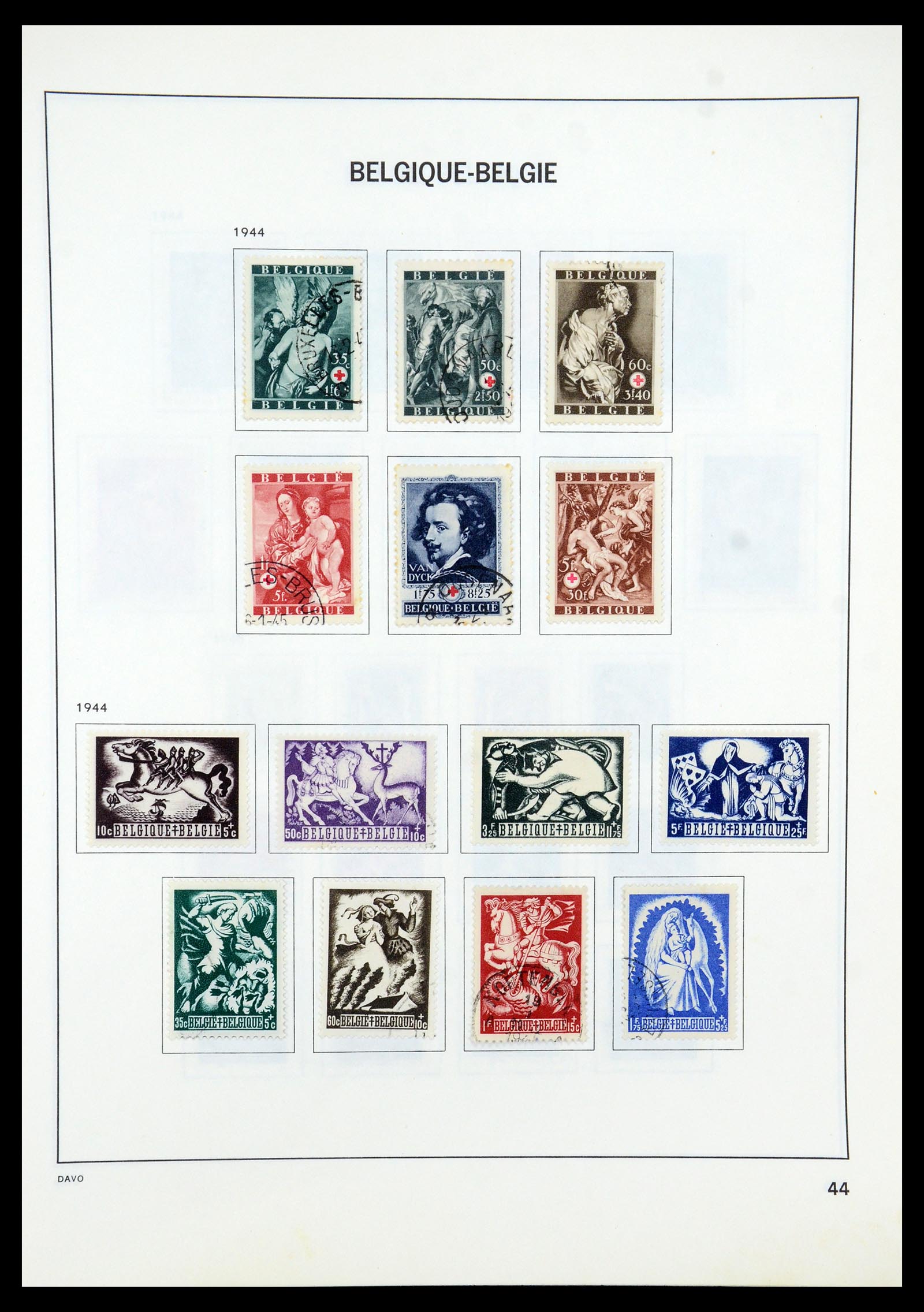 35536 061 - Stamp Collection 35536 Belgium 1849-1970.