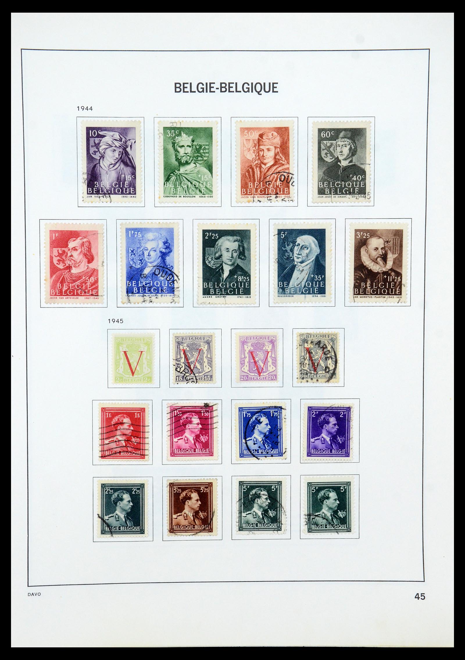 35536 062 - Stamp Collection 35536 Belgium 1849-1970.