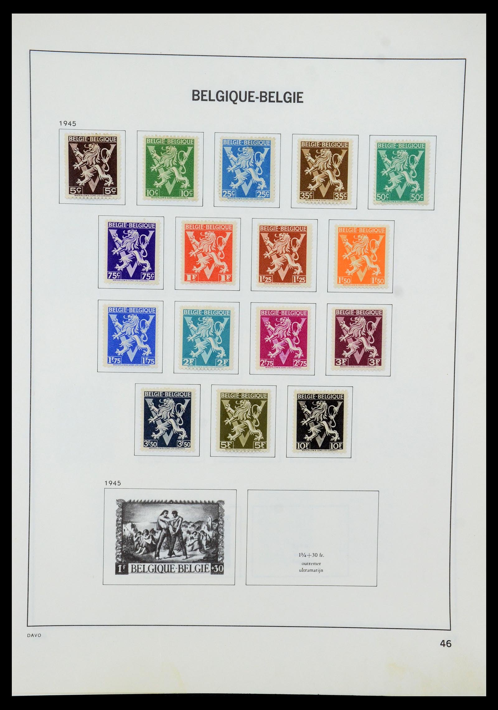 35536 063 - Stamp Collection 35536 Belgium 1849-1970.