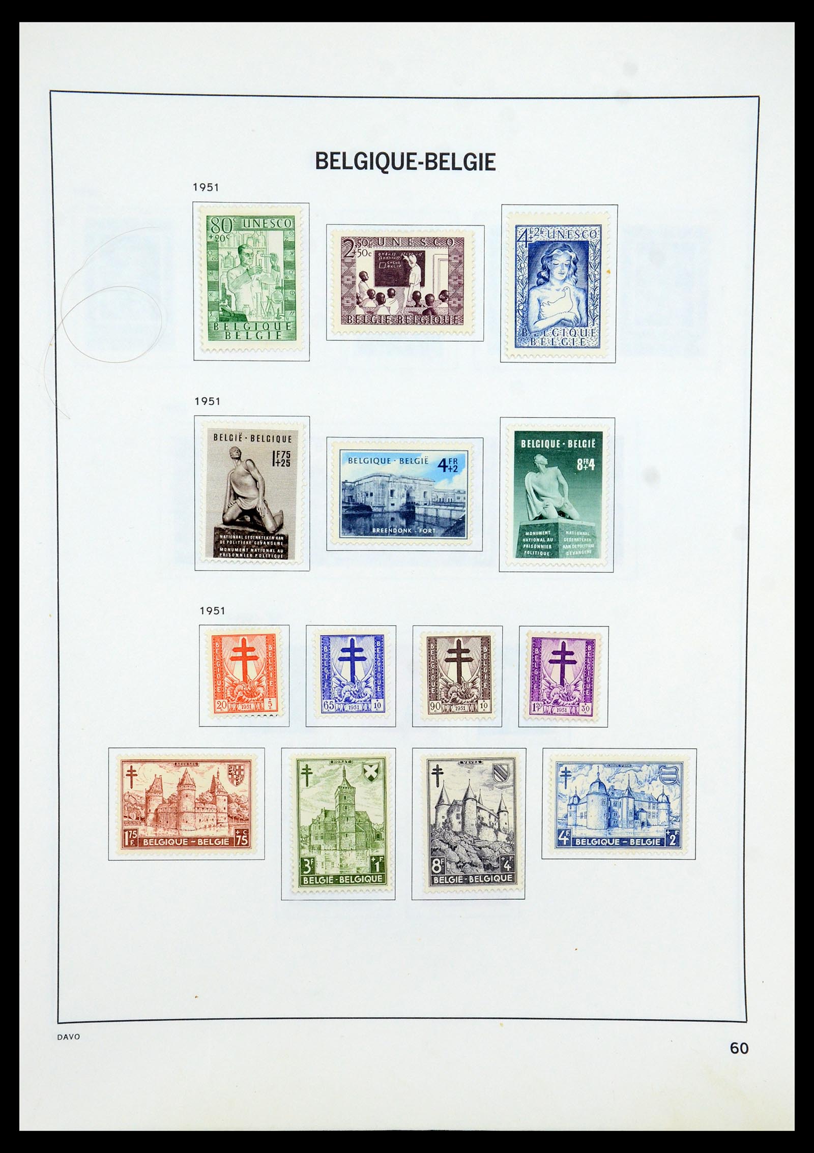 35536 078 - Stamp Collection 35536 Belgium 1849-1970.