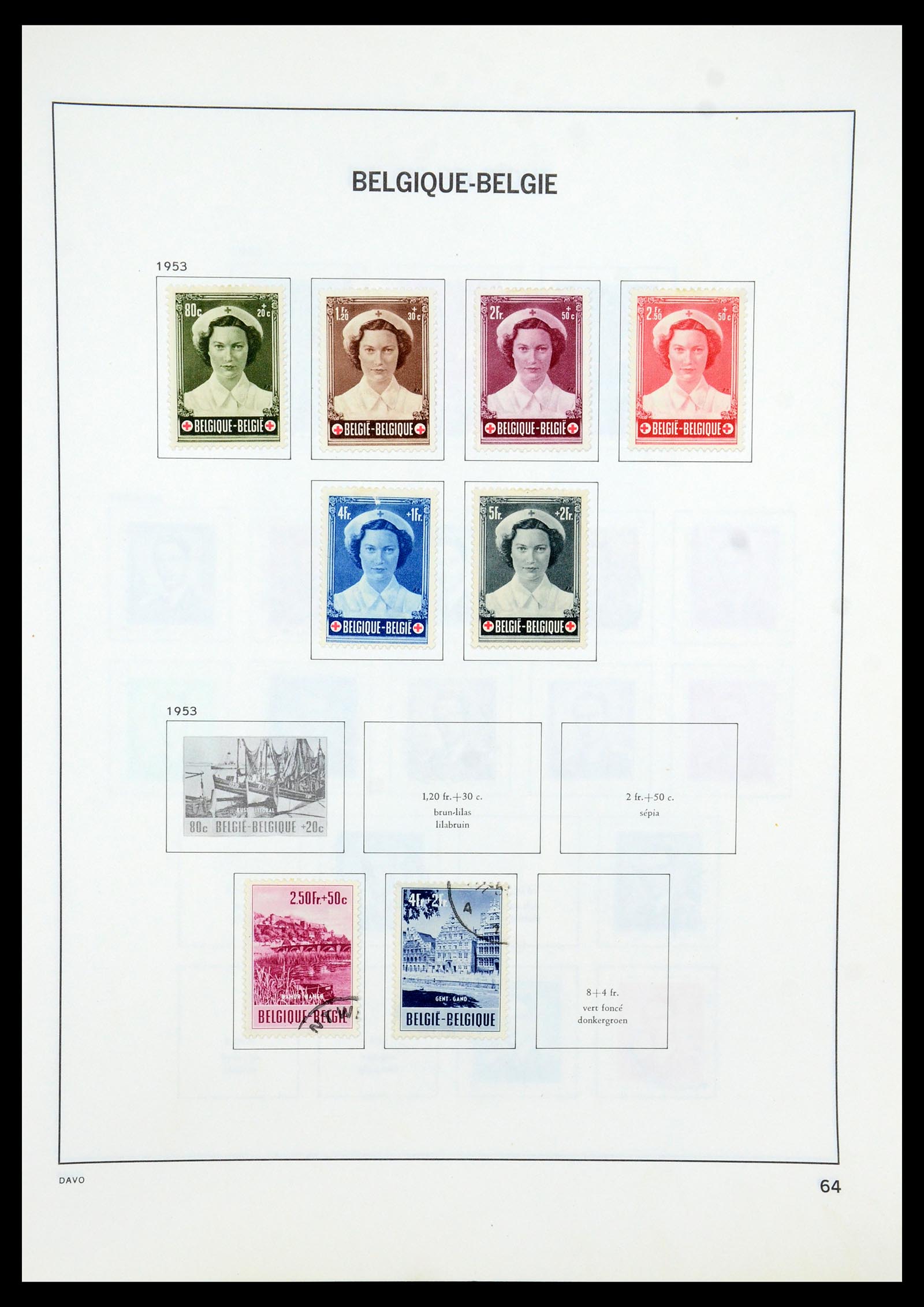 35536 082 - Stamp Collection 35536 Belgium 1849-1970.