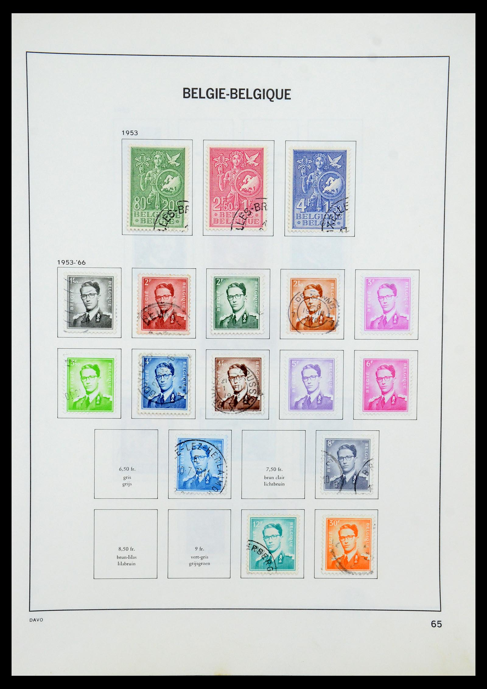 35536 083 - Stamp Collection 35536 Belgium 1849-1970.