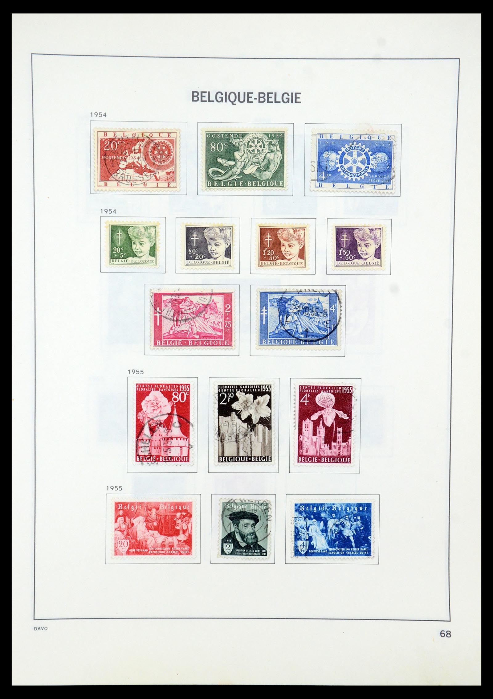 35536 086 - Stamp Collection 35536 Belgium 1849-1970.