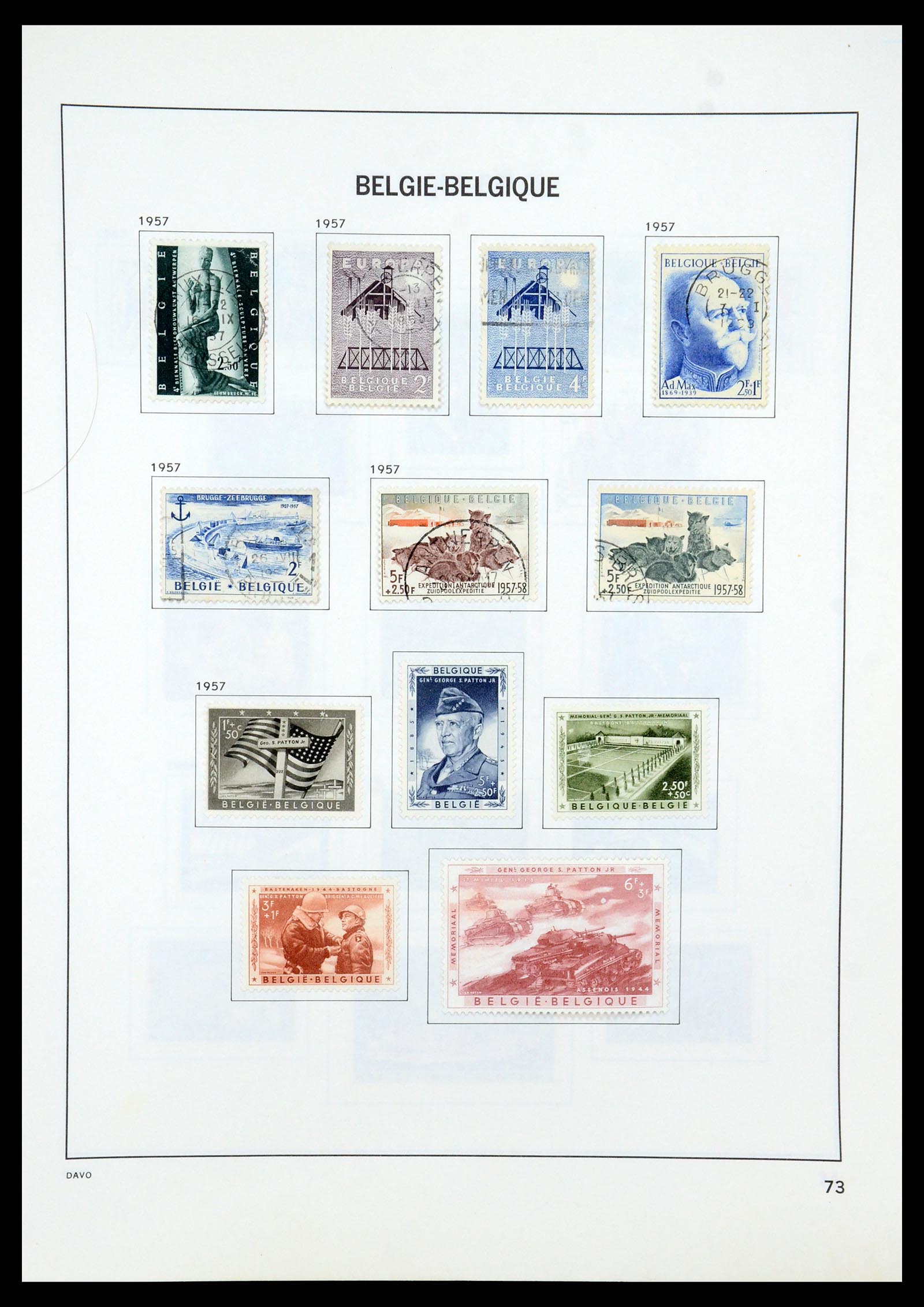35536 092 - Stamp Collection 35536 Belgium 1849-1970.