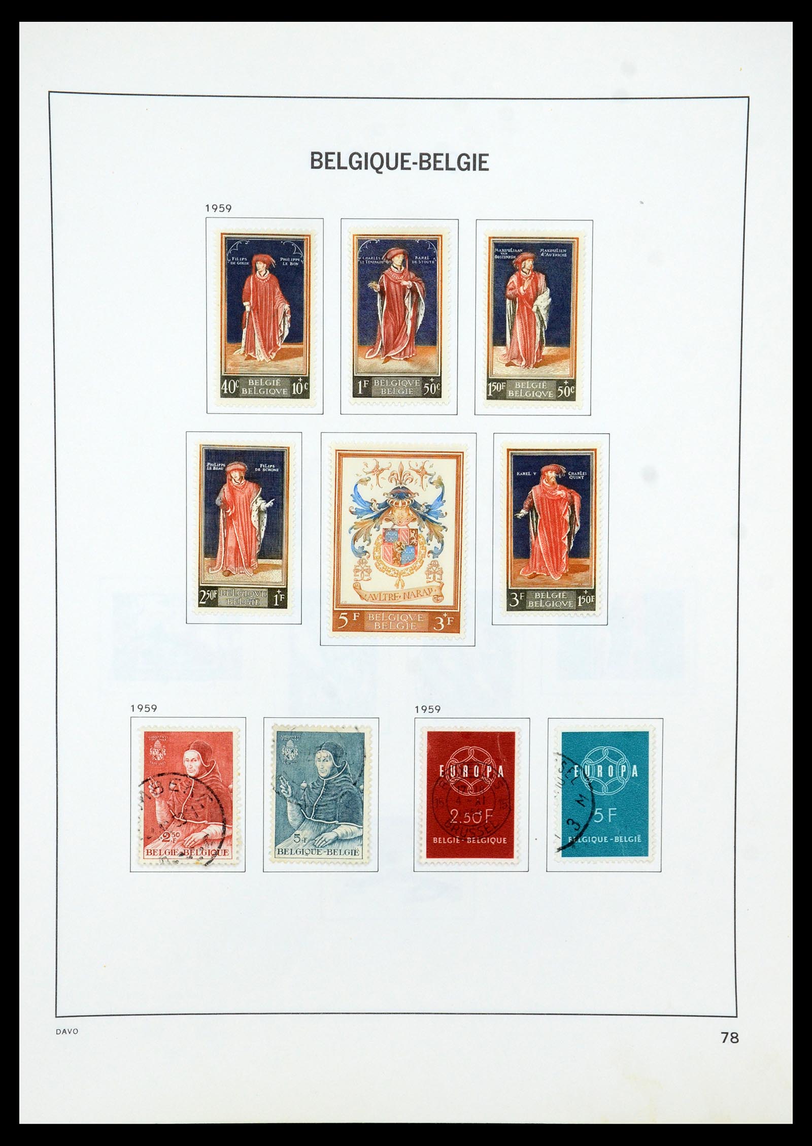 35536 097 - Stamp Collection 35536 Belgium 1849-1970.