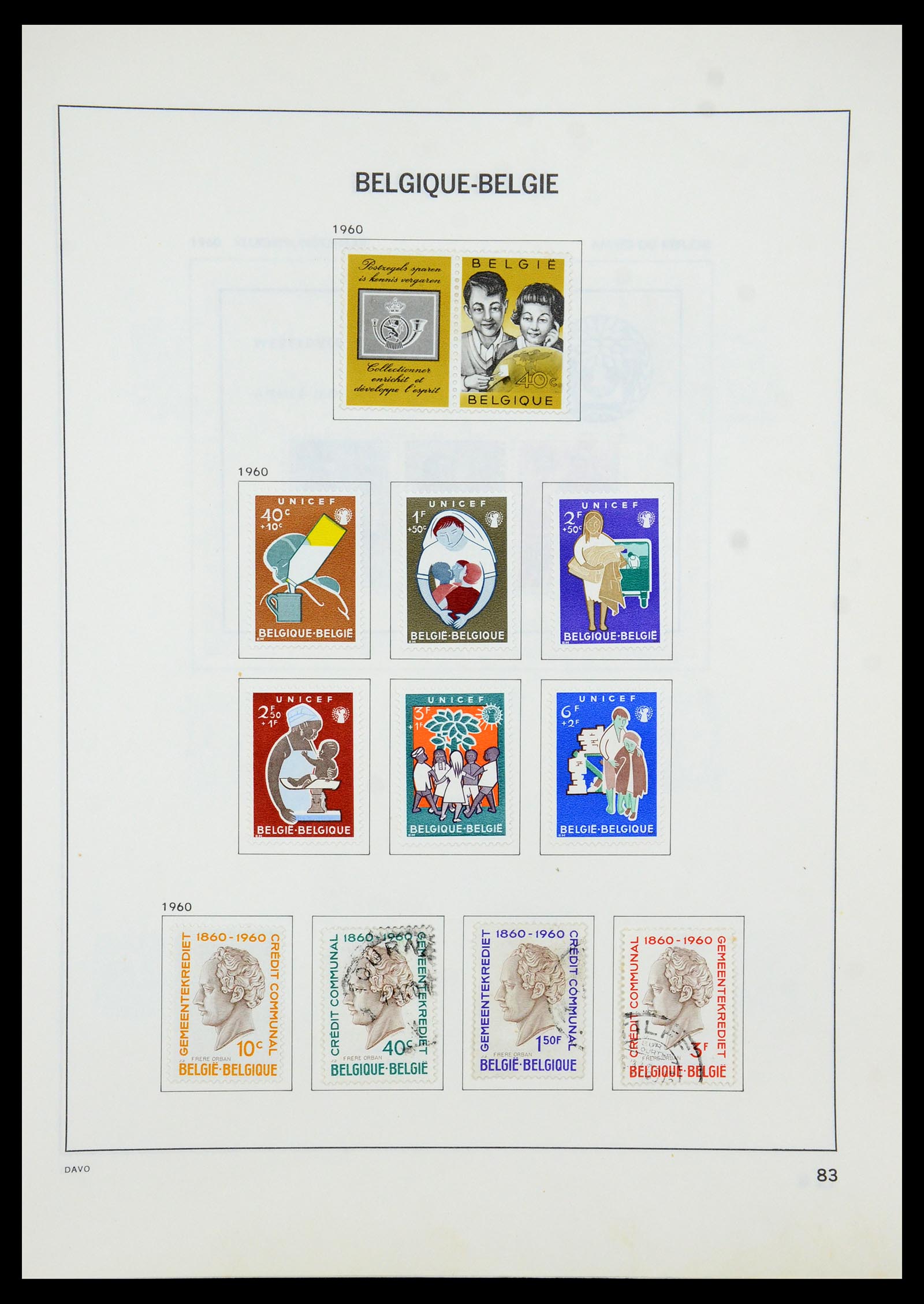 35536 102 - Stamp Collection 35536 Belgium 1849-1970.