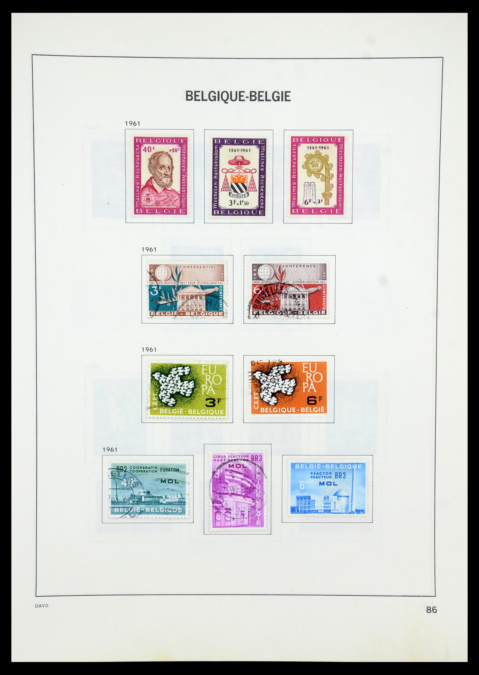 35536 106 - Stamp Collection 35536 Belgium 1849-1970.