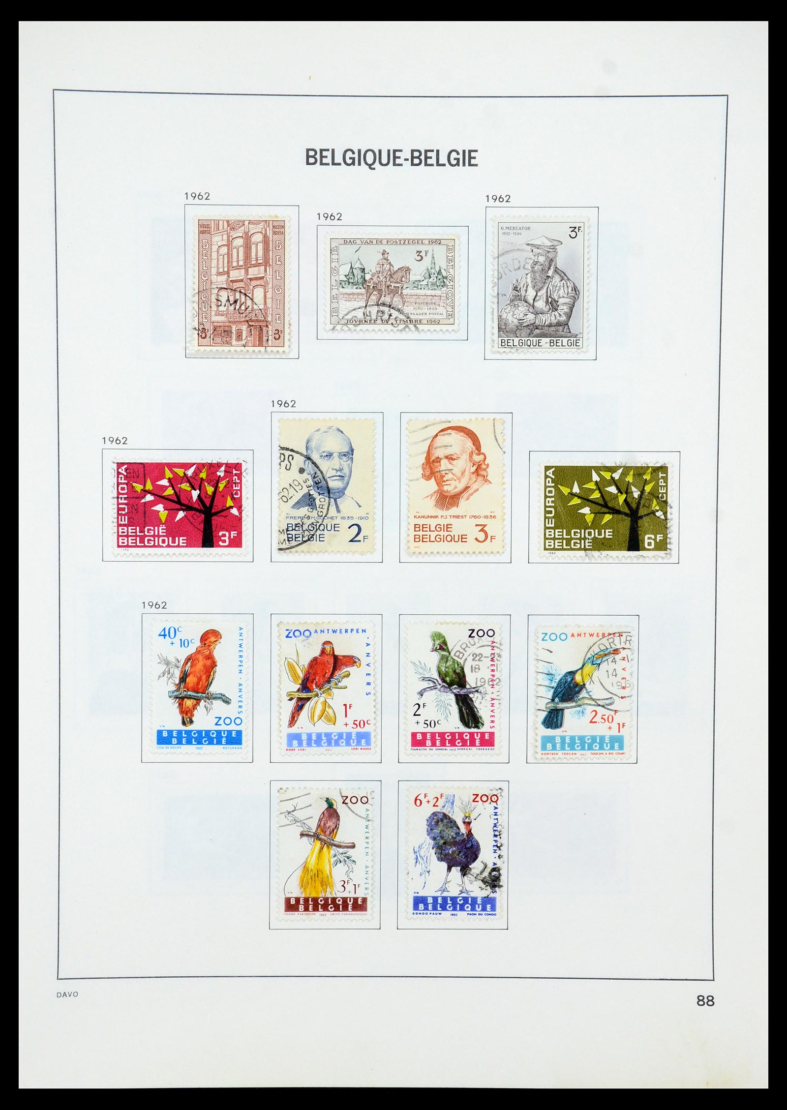 35536 108 - Stamp Collection 35536 Belgium 1849-1970.