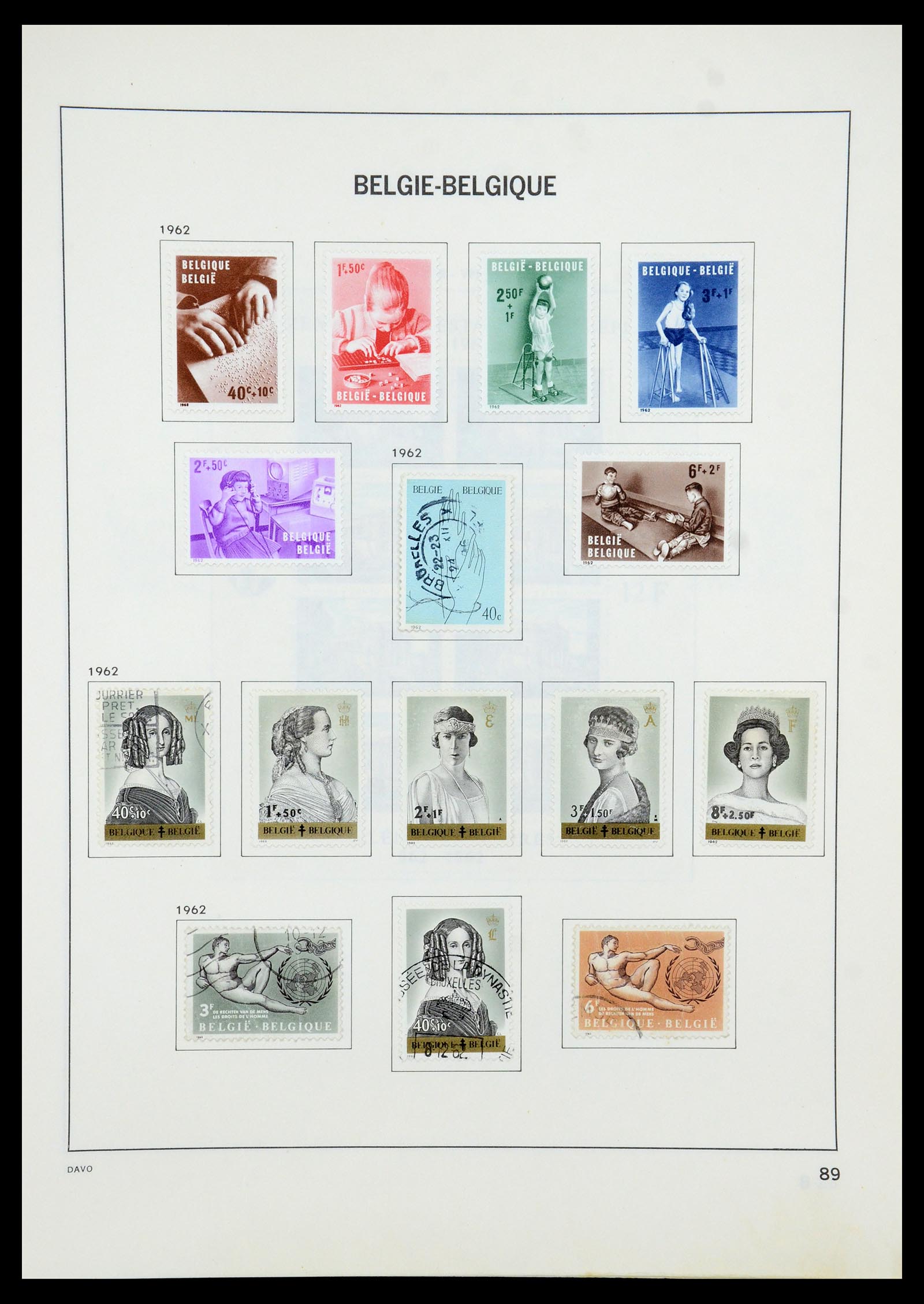35536 109 - Stamp Collection 35536 Belgium 1849-1970.