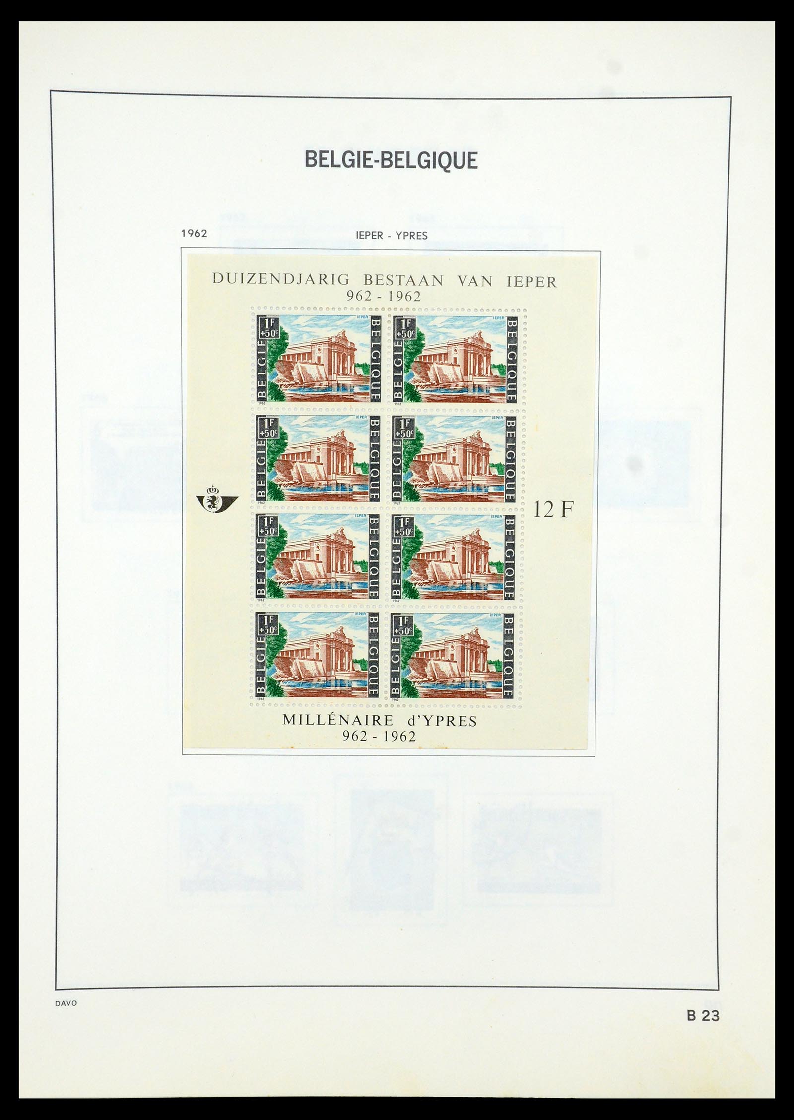 35536 110 - Stamp Collection 35536 Belgium 1849-1970.
