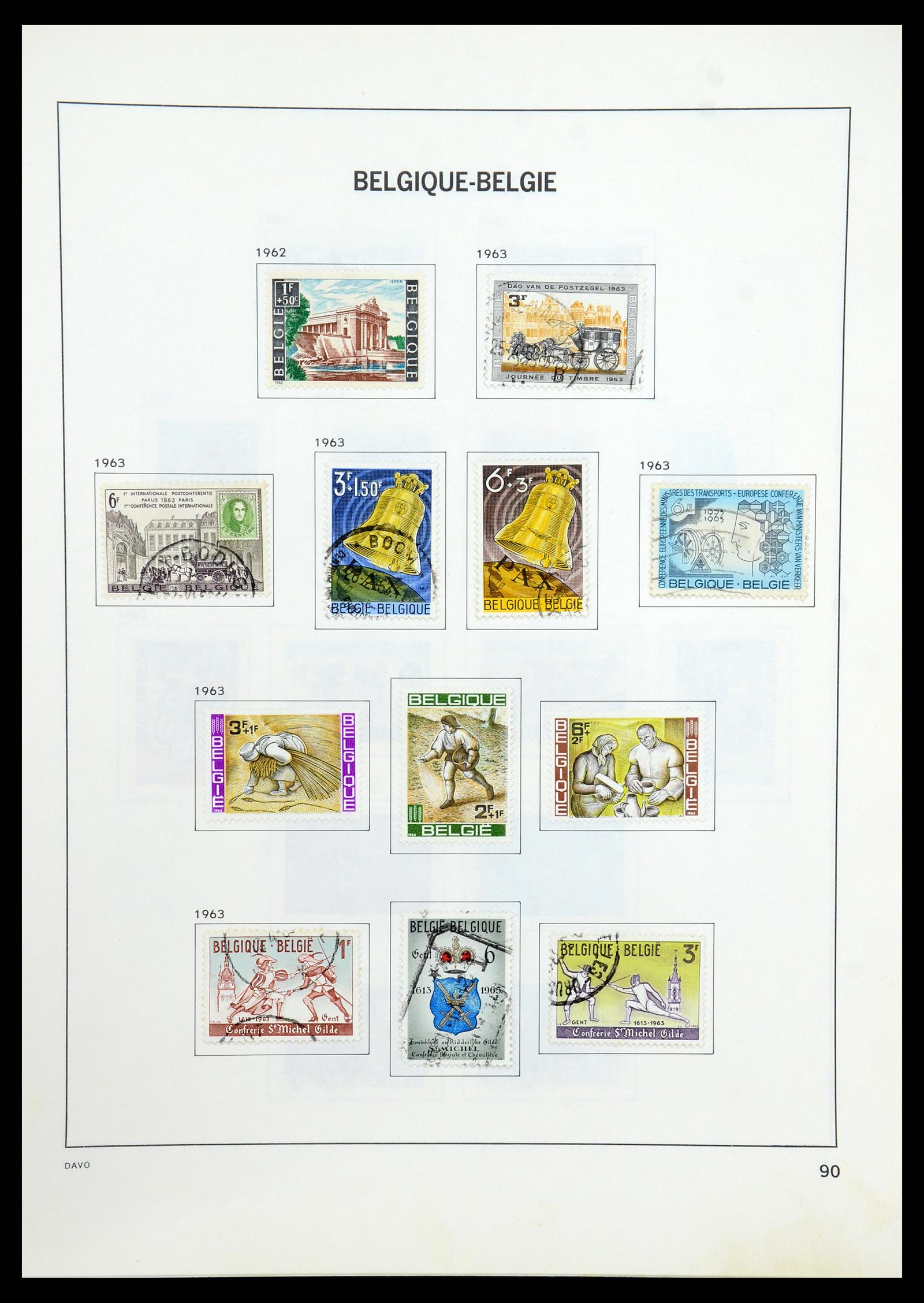 35536 111 - Stamp Collection 35536 Belgium 1849-1970.