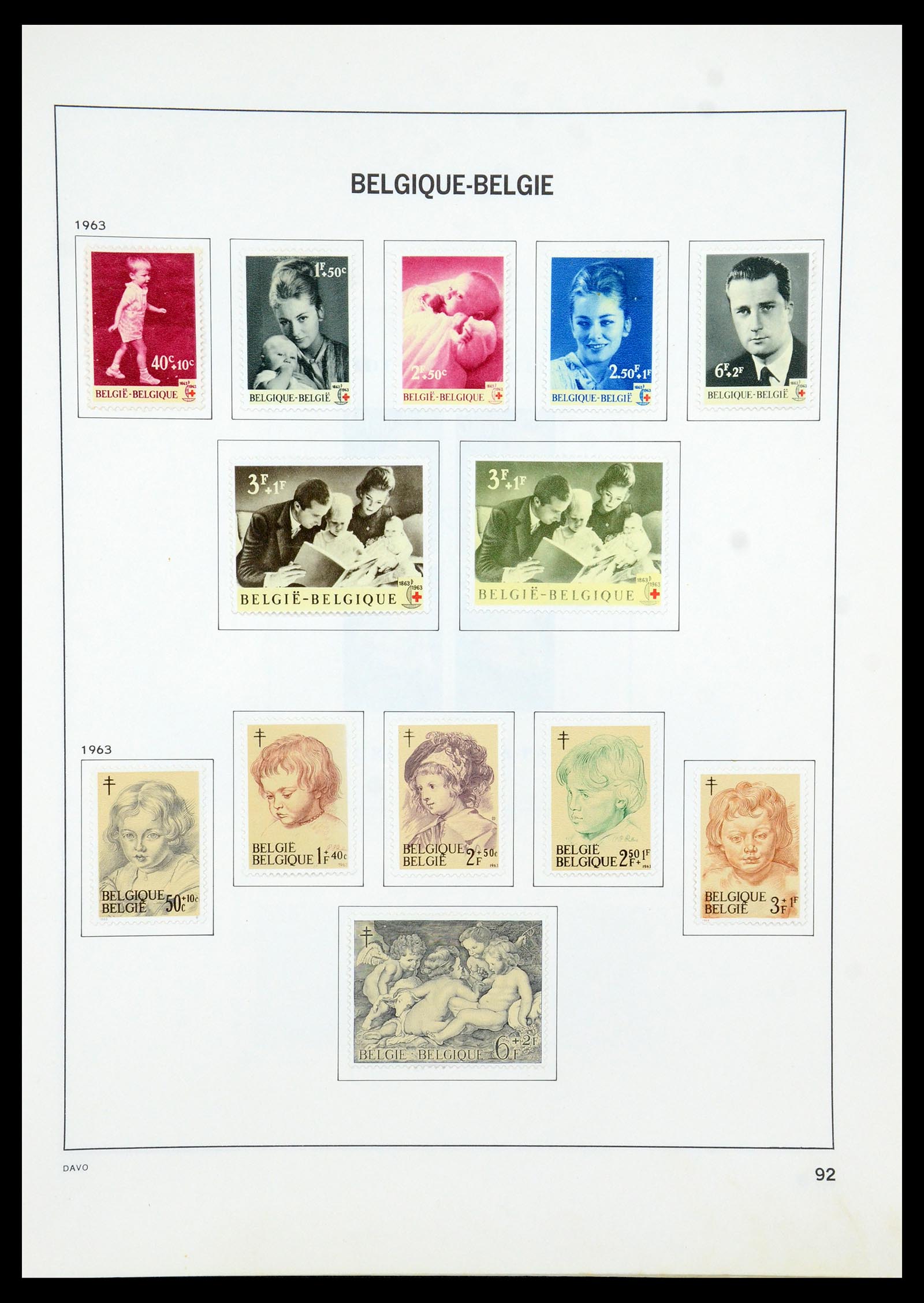 35536 113 - Stamp Collection 35536 Belgium 1849-1970.