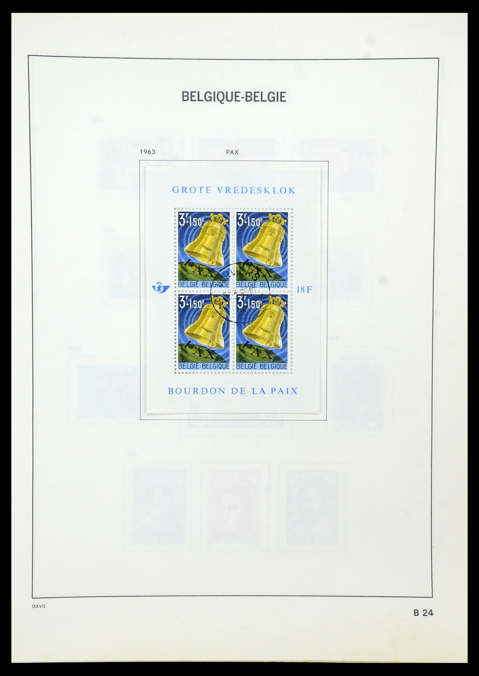35536 114 - Stamp Collection 35536 Belgium 1849-1970.