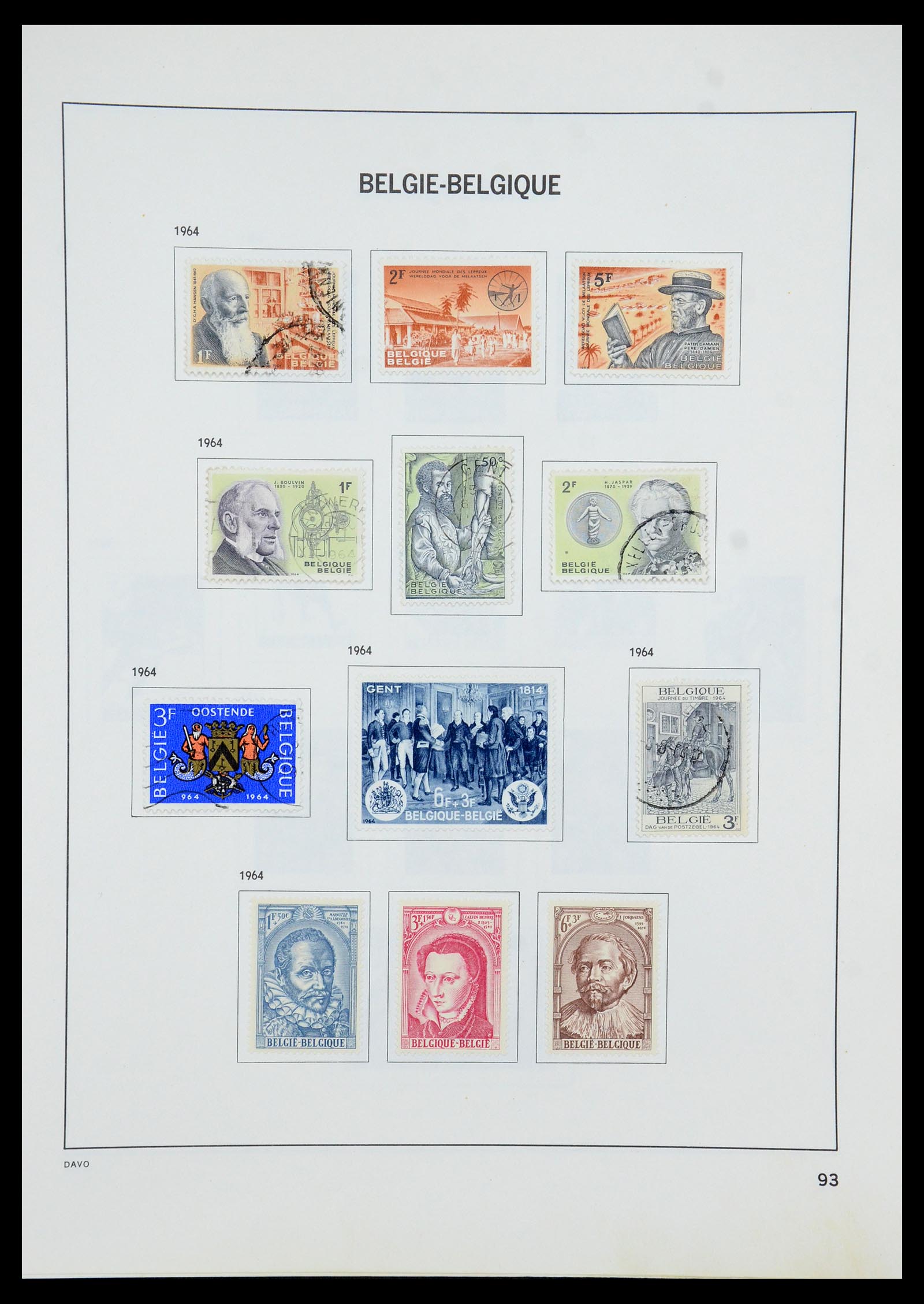 35536 115 - Stamp Collection 35536 Belgium 1849-1970.