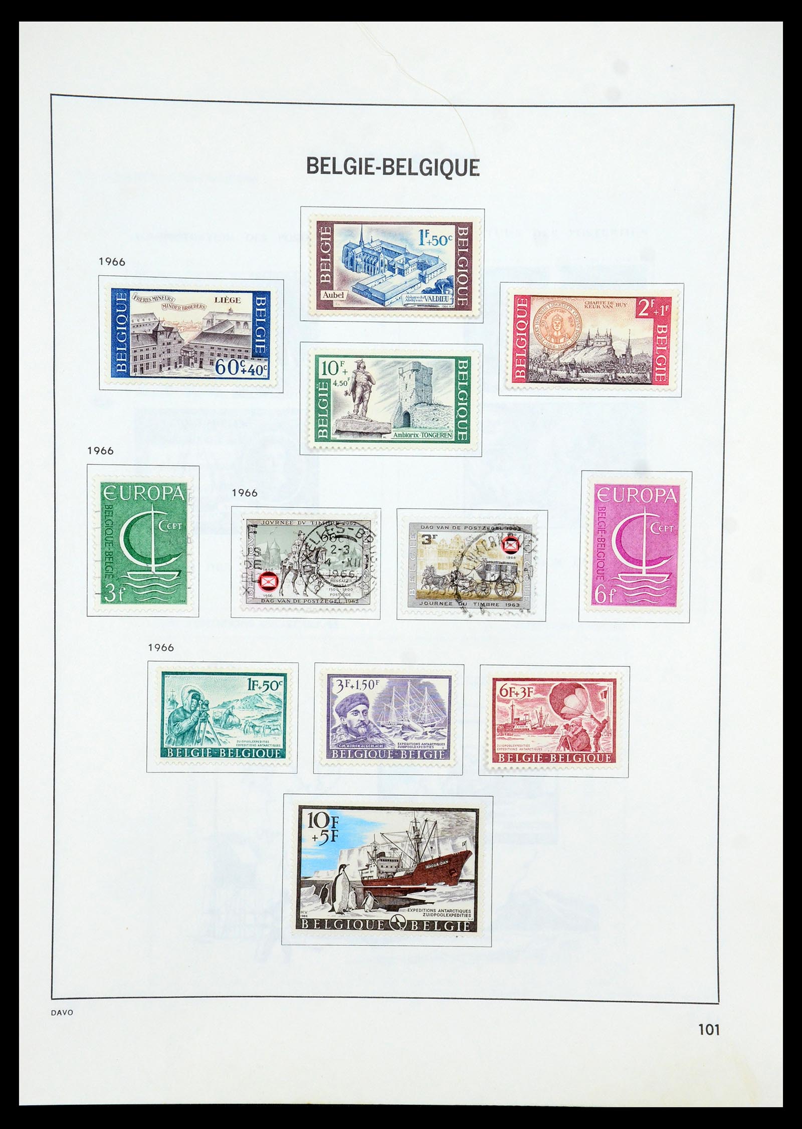35536 126 - Stamp Collection 35536 Belgium 1849-1970.
