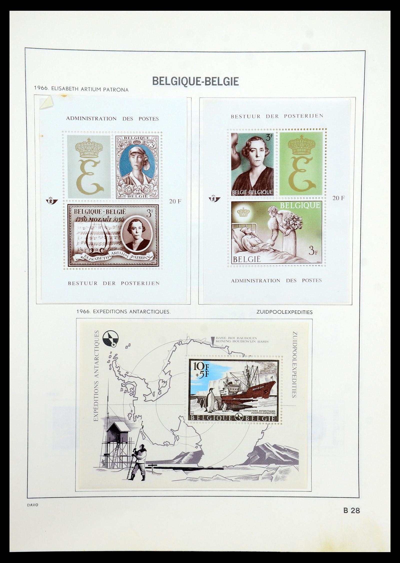 35536 127 - Stamp Collection 35536 Belgium 1849-1970.