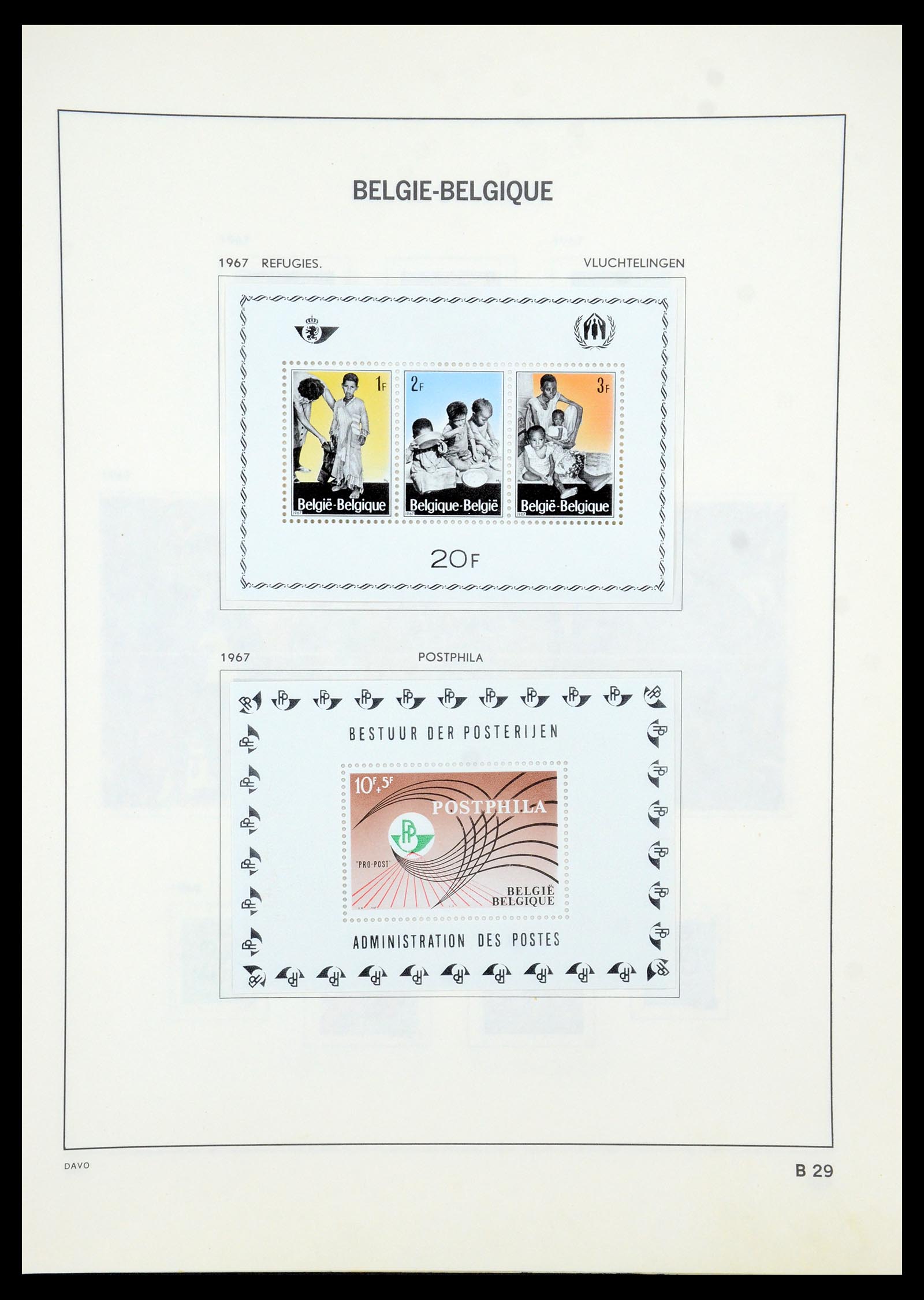 35536 131 - Stamp Collection 35536 Belgium 1849-1970.