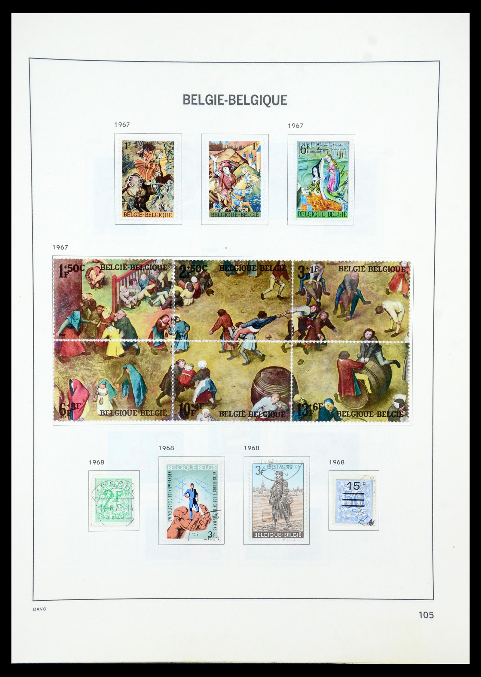 35536 132 - Stamp Collection 35536 Belgium 1849-1970.
