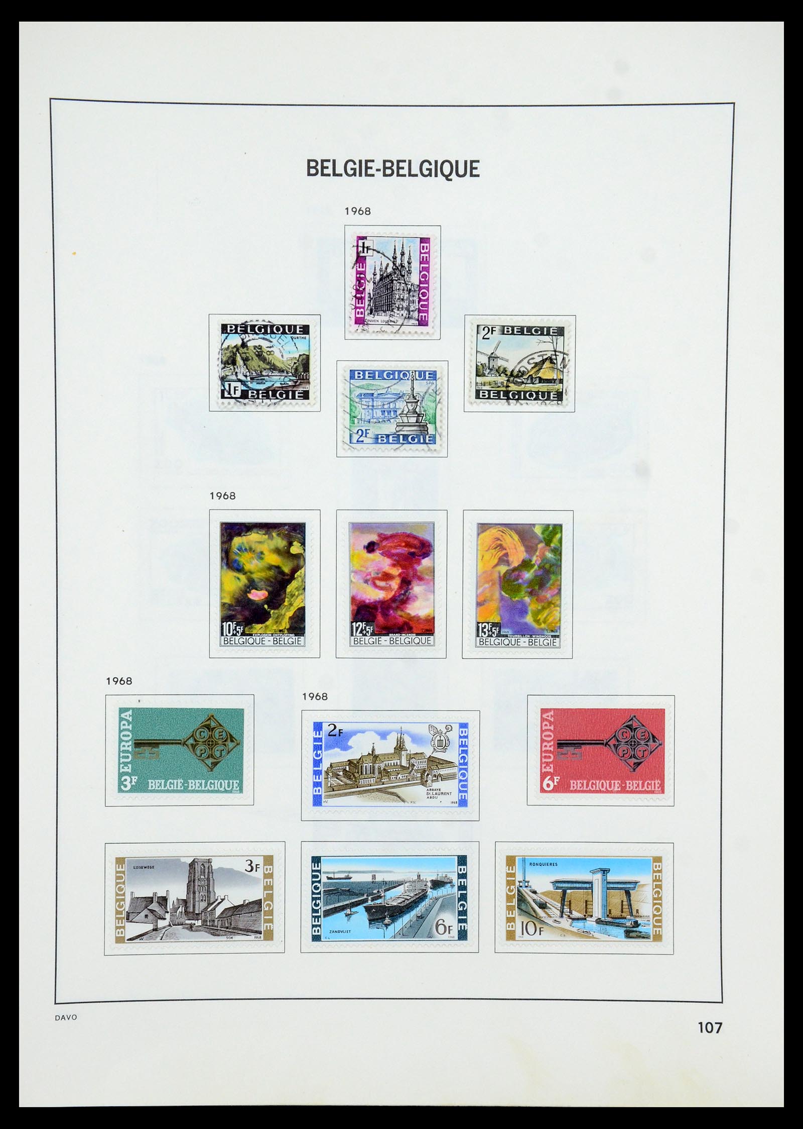 35536 134 - Stamp Collection 35536 Belgium 1849-1970.