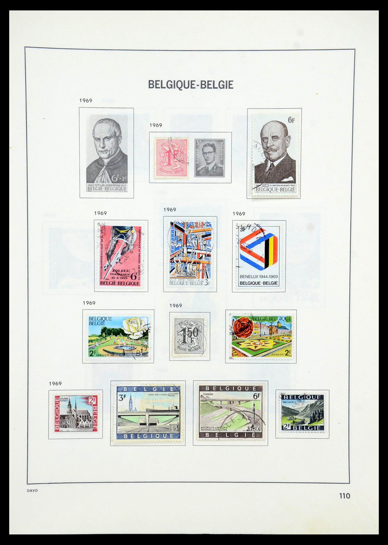 35536 137 - Stamp Collection 35536 Belgium 1849-1970.