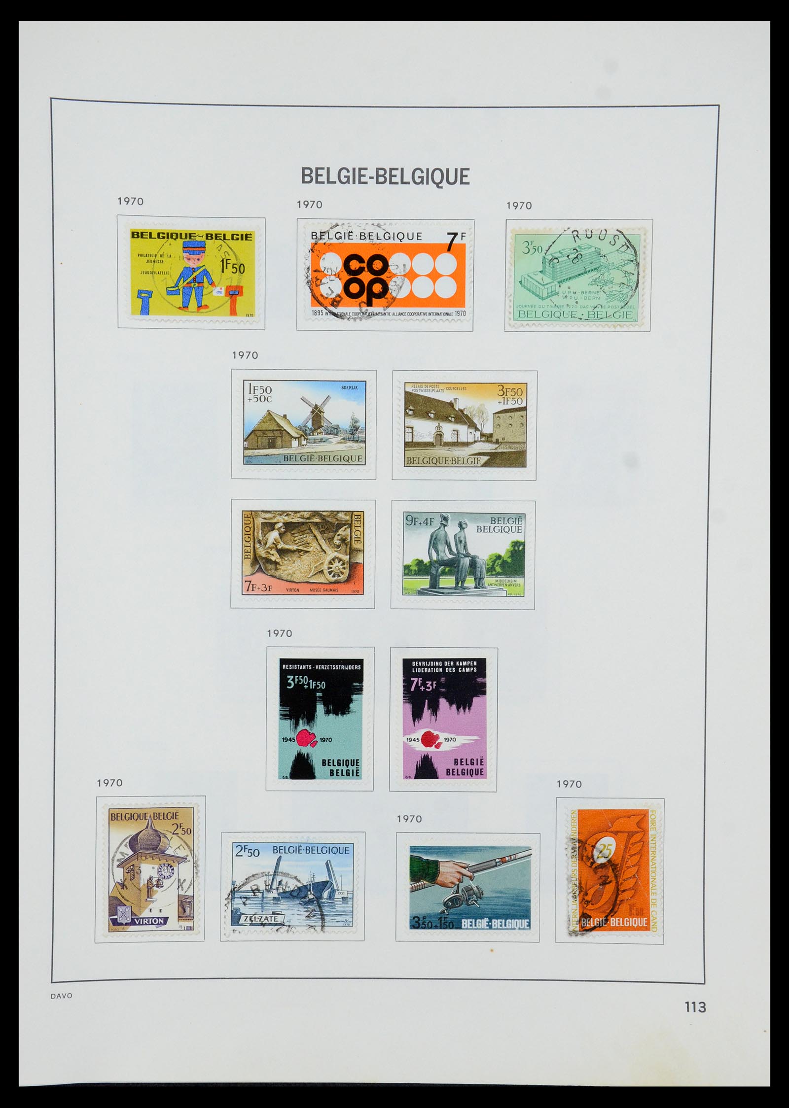 35536 142 - Stamp Collection 35536 Belgium 1849-1970.