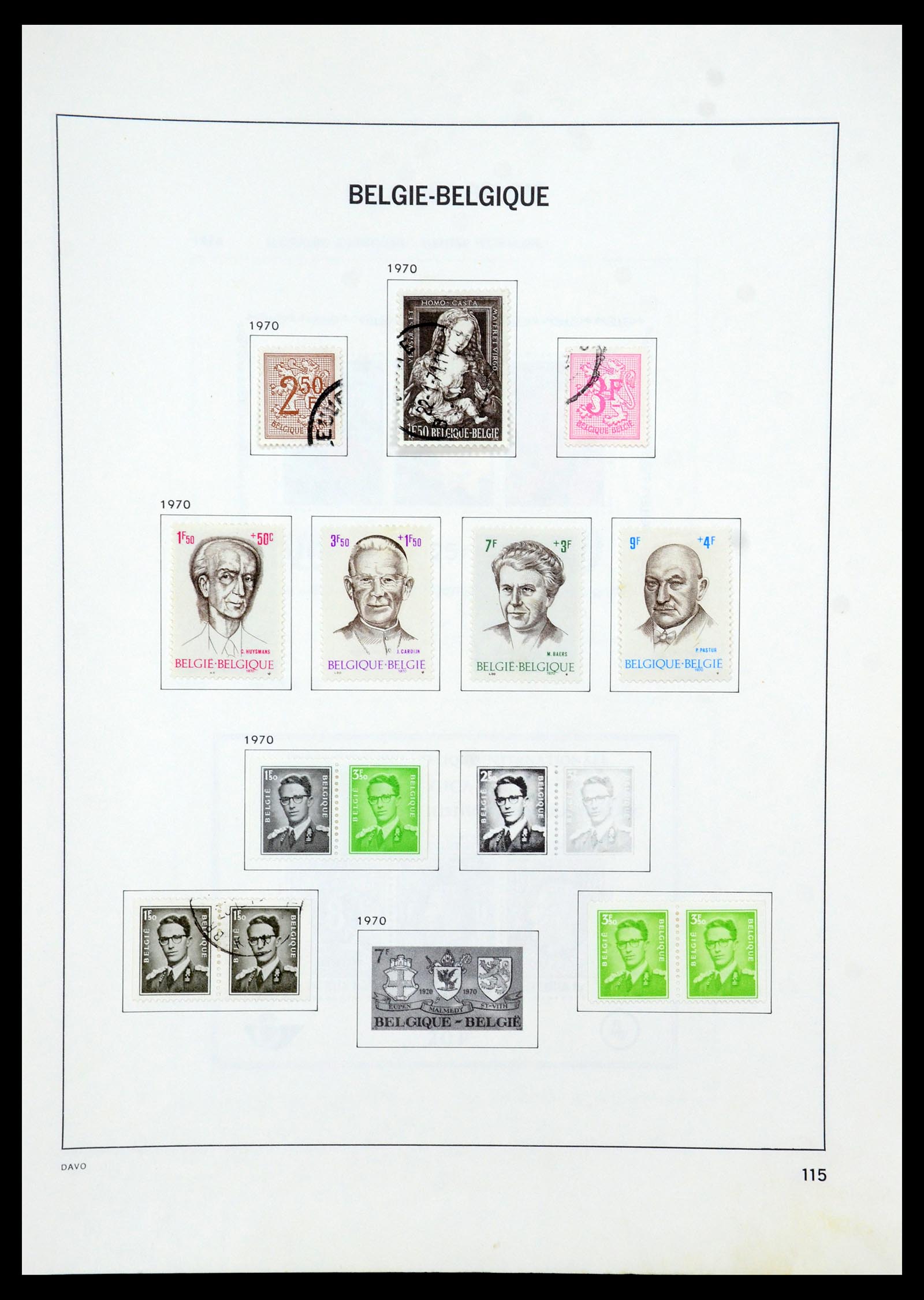 35536 144 - Stamp Collection 35536 Belgium 1849-1970.