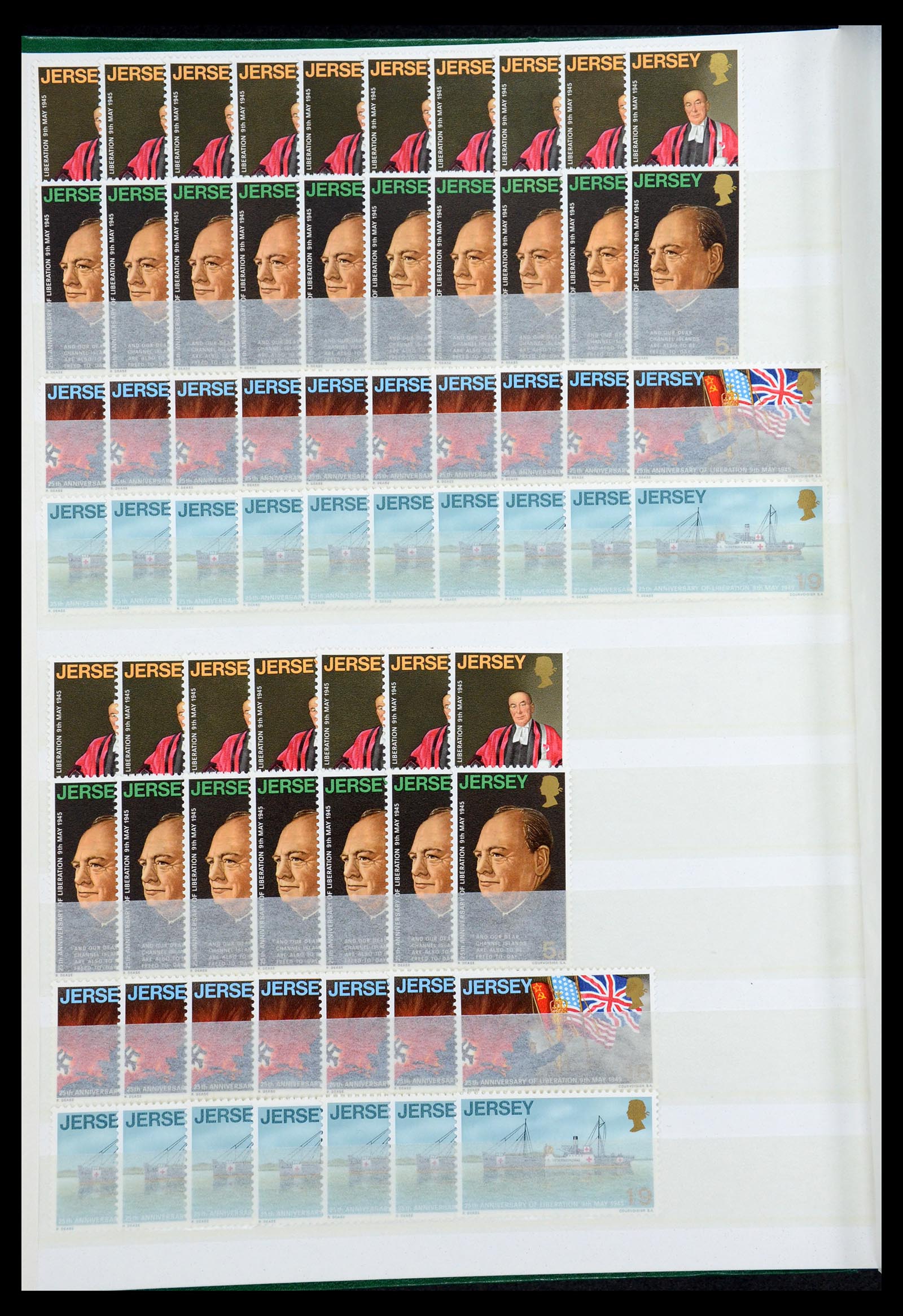 35537 008 - Stamp Collection 35537 Jersey 1941-2016!