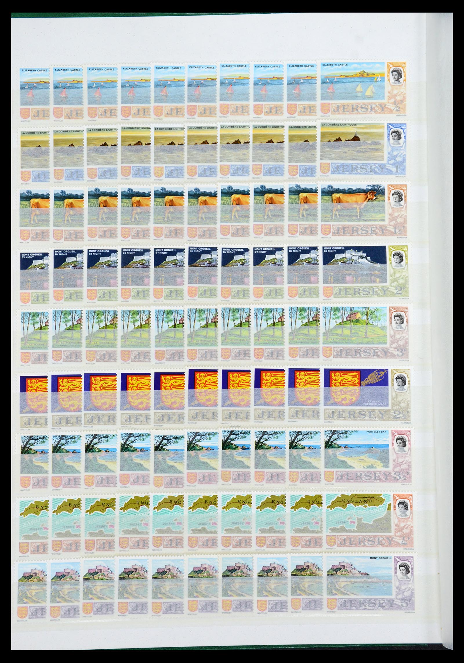 35537 010 - Stamp Collection 35537 Jersey 1941-2016!