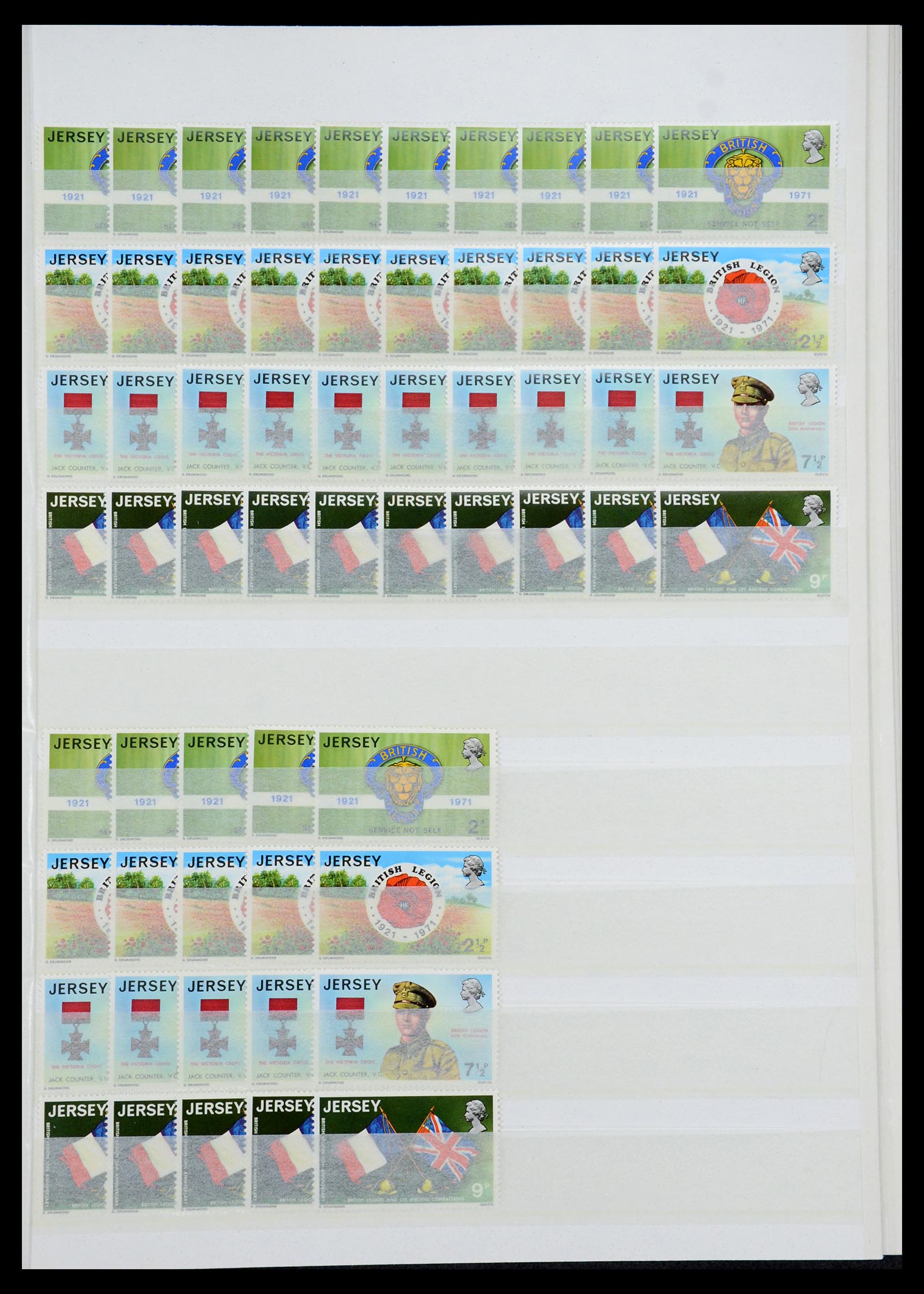 35537 015 - Postzegelverzameling 35537 Jersey 1941-2016!