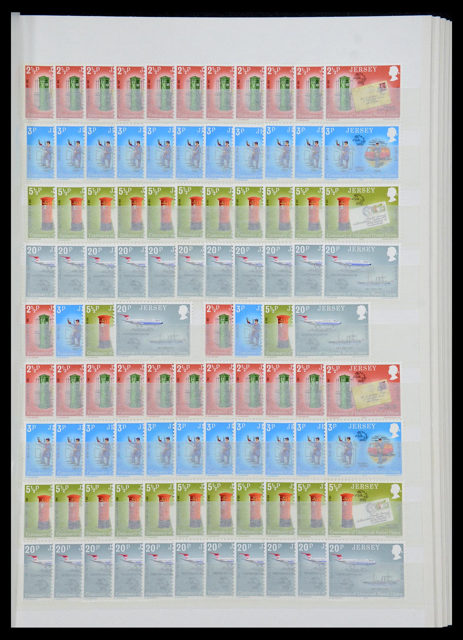35537 027 - Stamp Collection 35537 Jersey 1941-2016!