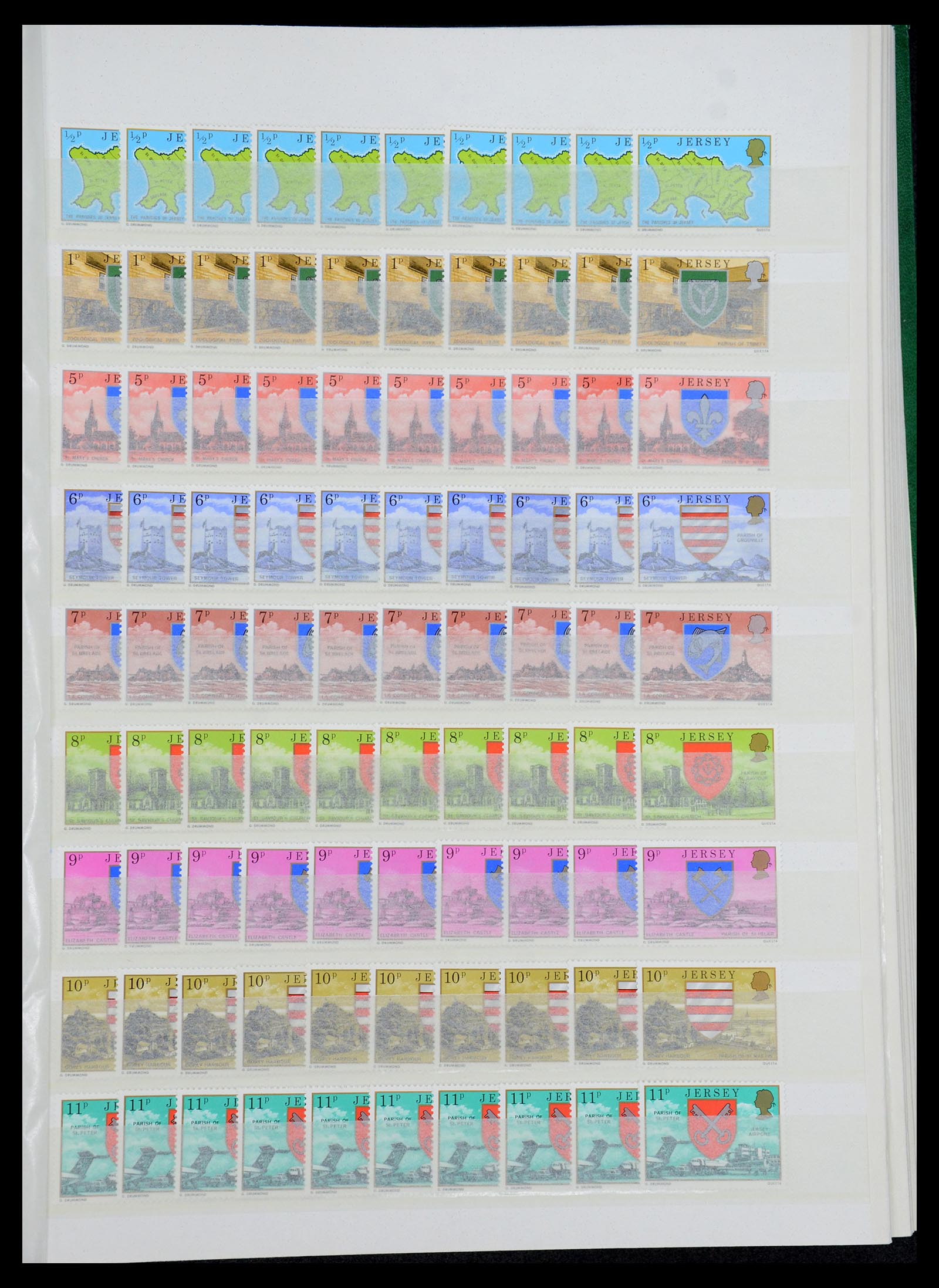 35537 037 - Stamp Collection 35537 Jersey 1941-2016!