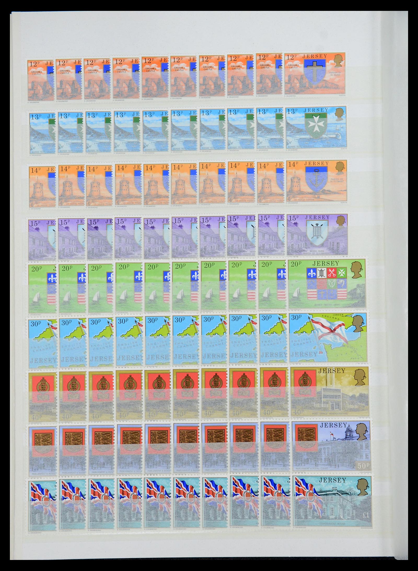 35537 038 - Postzegelverzameling 35537 Jersey 1941-2016!