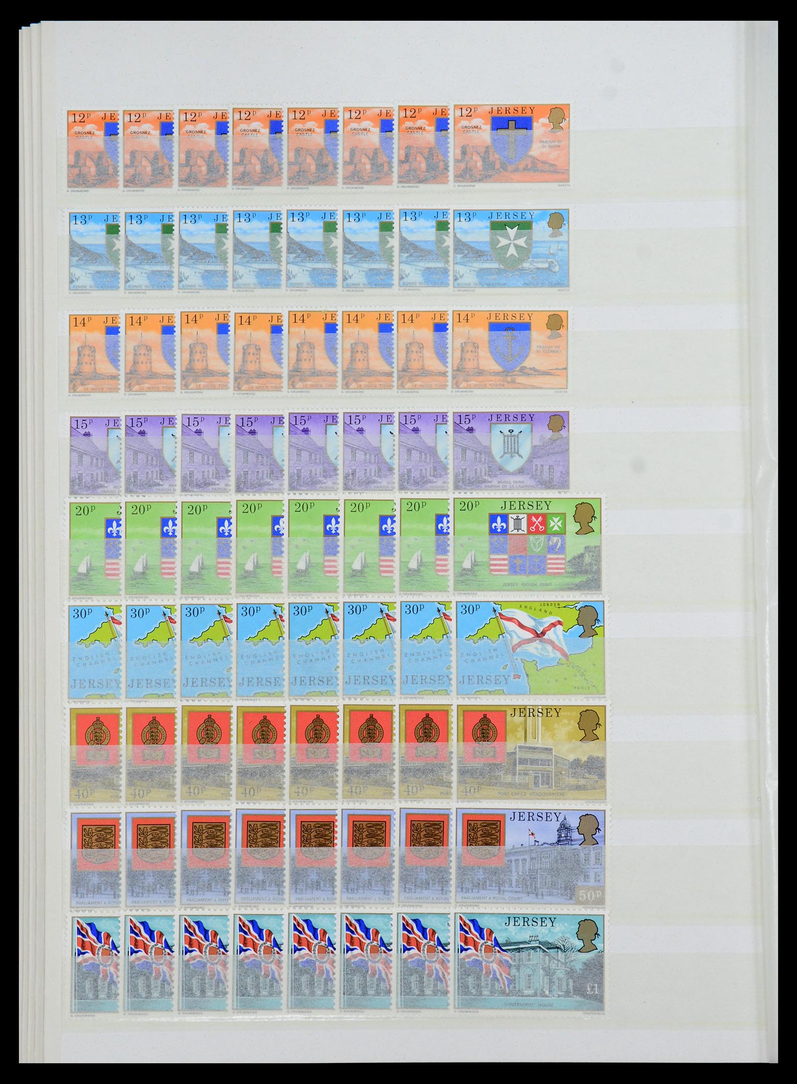 35537 040 - Postzegelverzameling 35537 Jersey 1941-2016!