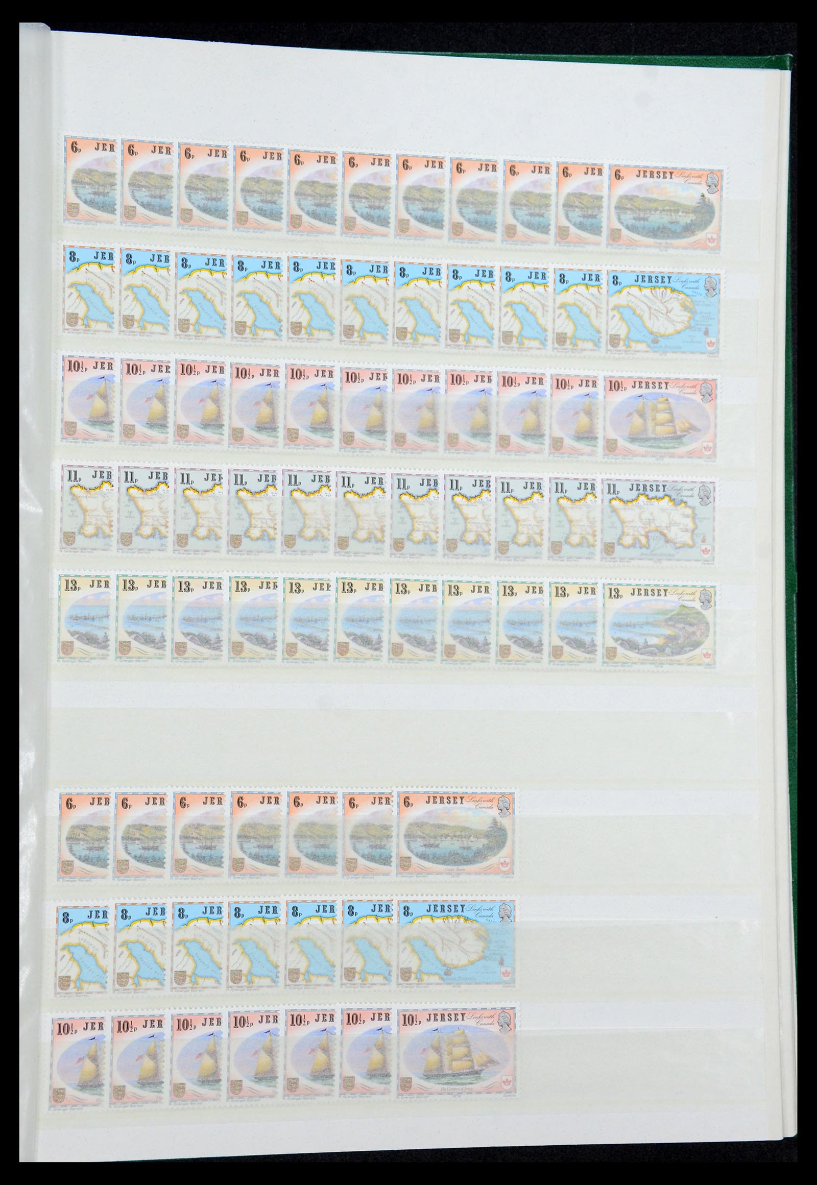 35537 051 - Stamp Collection 35537 Jersey 1941-2016!