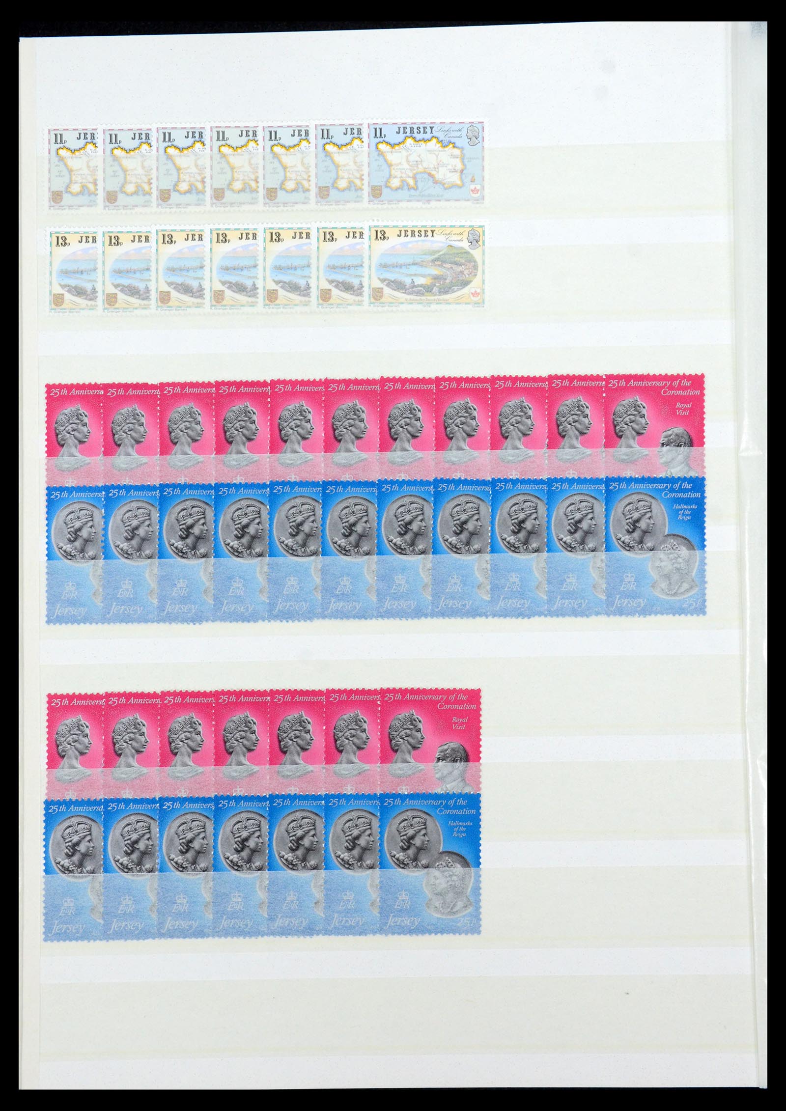 35537 052 - Postzegelverzameling 35537 Jersey 1941-2016!