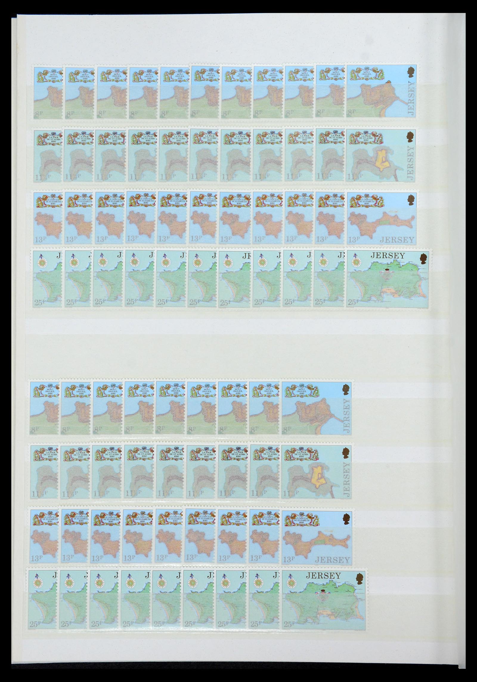 35537 060 - Postzegelverzameling 35537 Jersey 1941-2016!