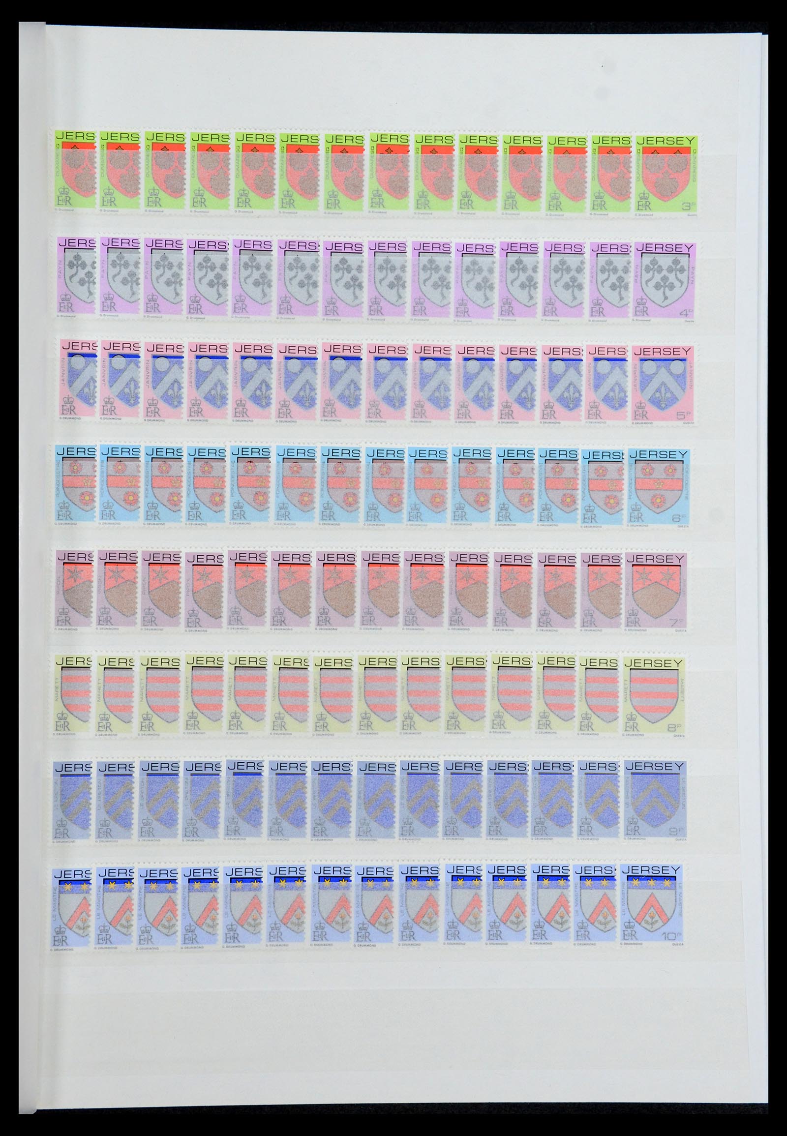 35537 073 - Stamp Collection 35537 Jersey 1941-2016!