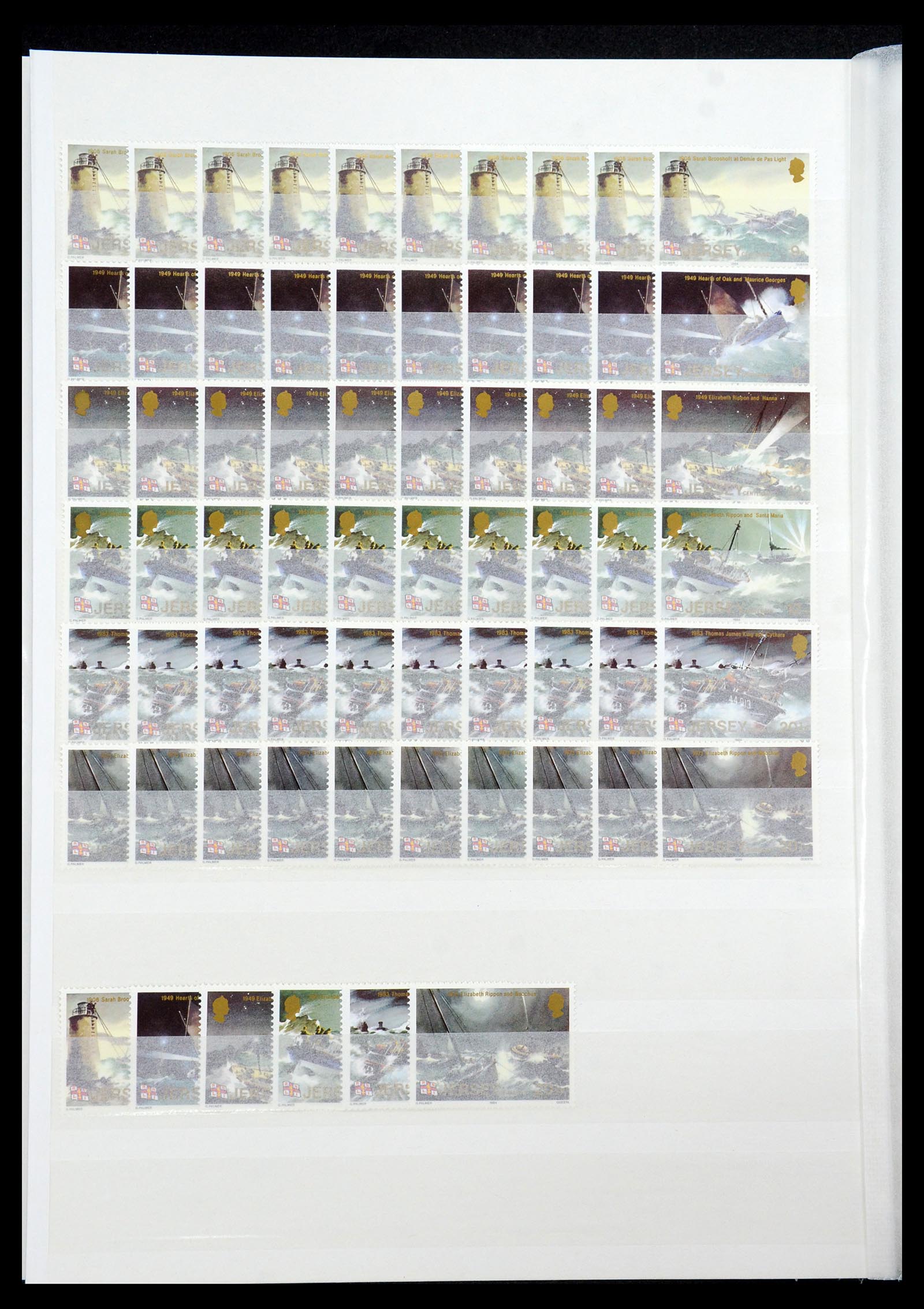 35537 100 - Postzegelverzameling 35537 Jersey 1941-2016!